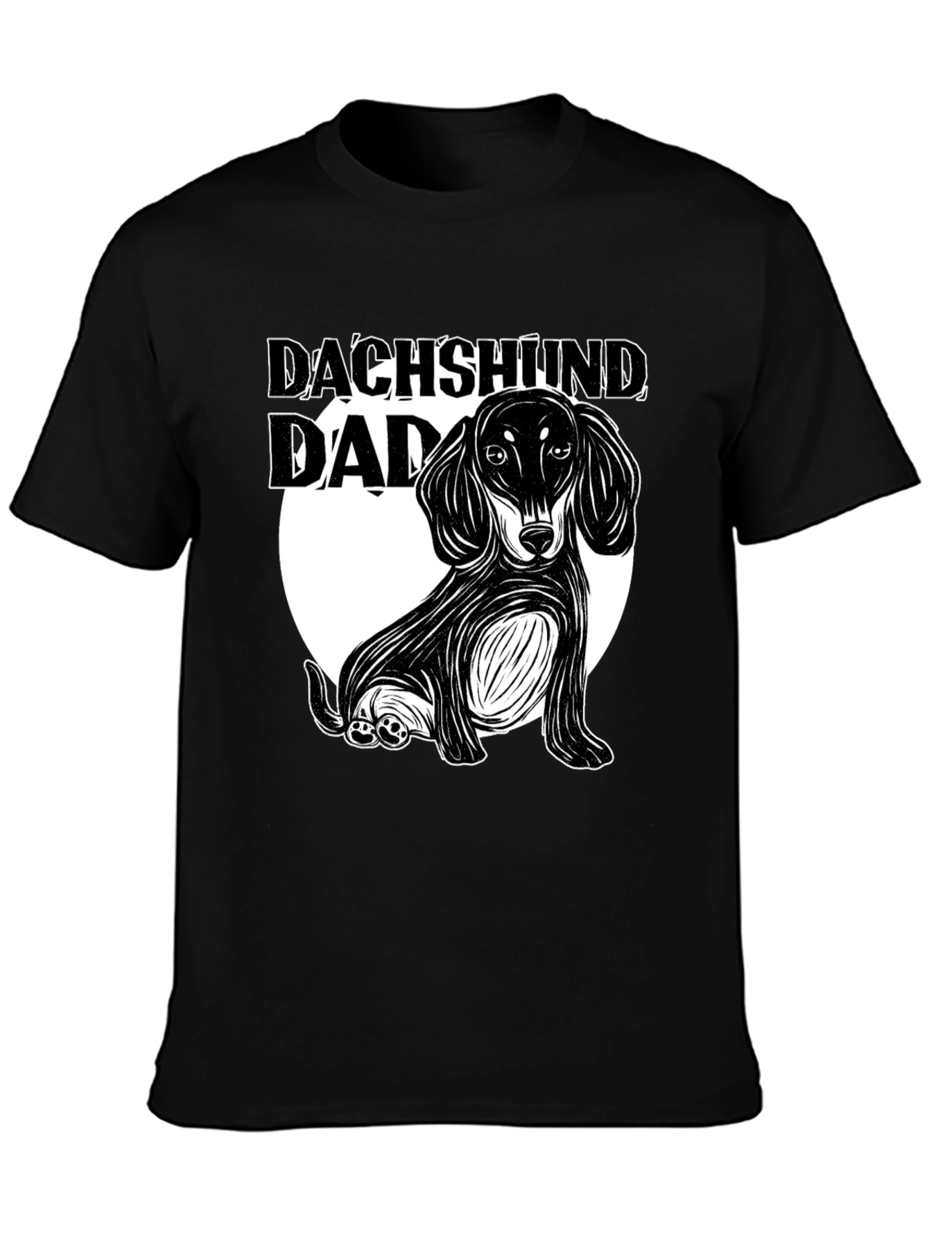 Dachshund Dad Graphic T-Shirt