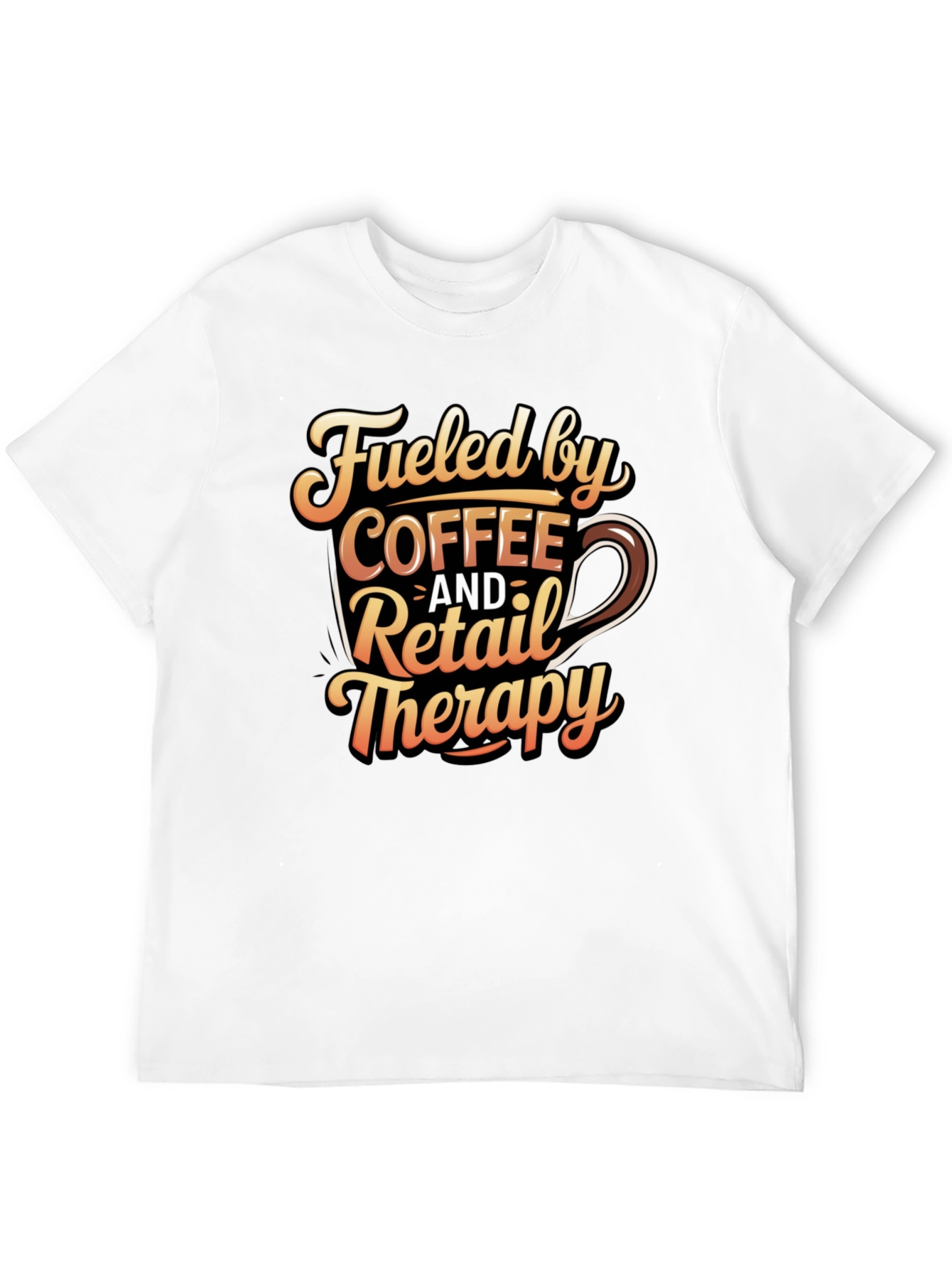 Fueled by Coffee & Retail Therapy Graphic Tee