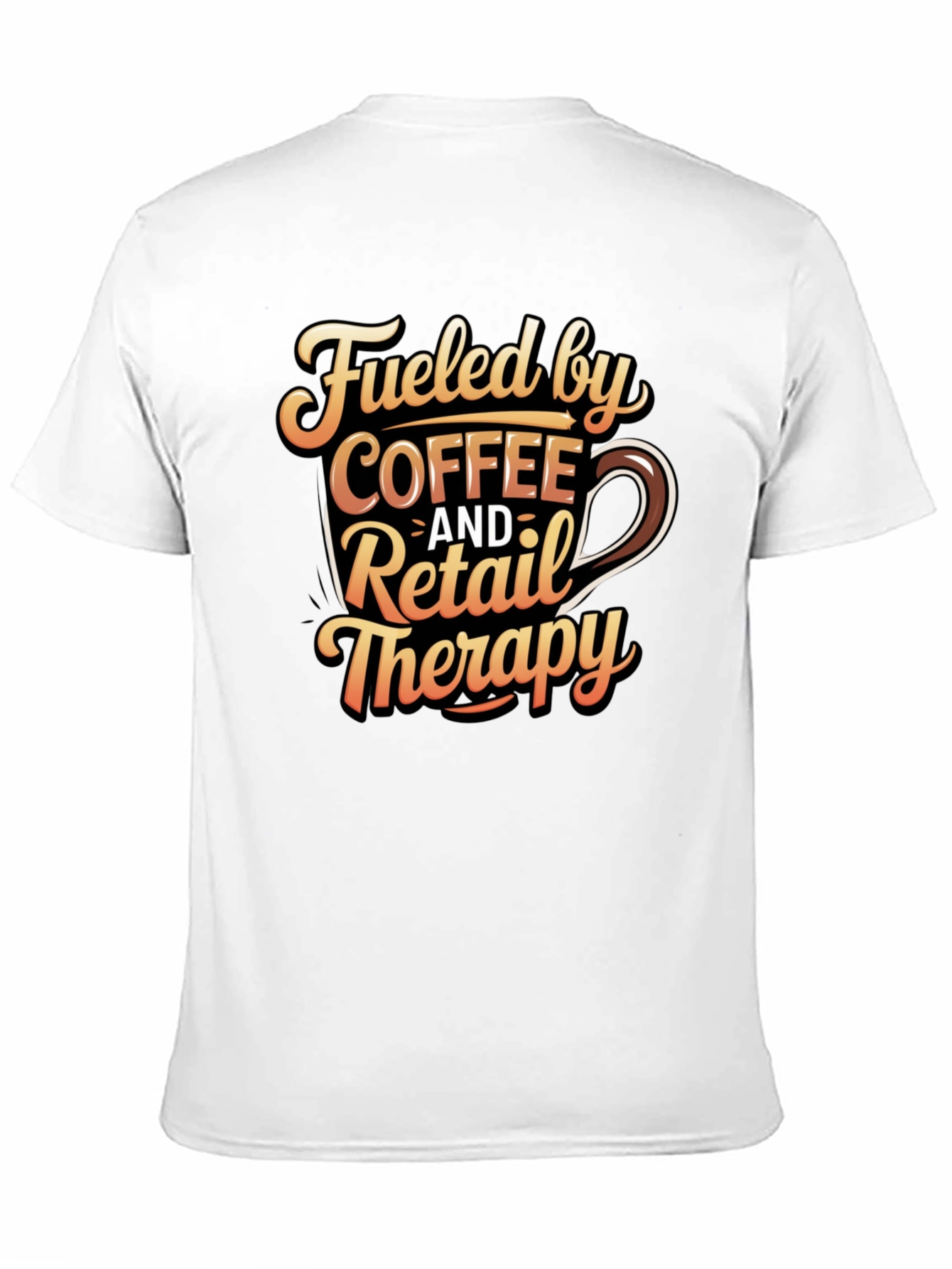 Fueled by Coffee & Retail Therapy Graphic Tee