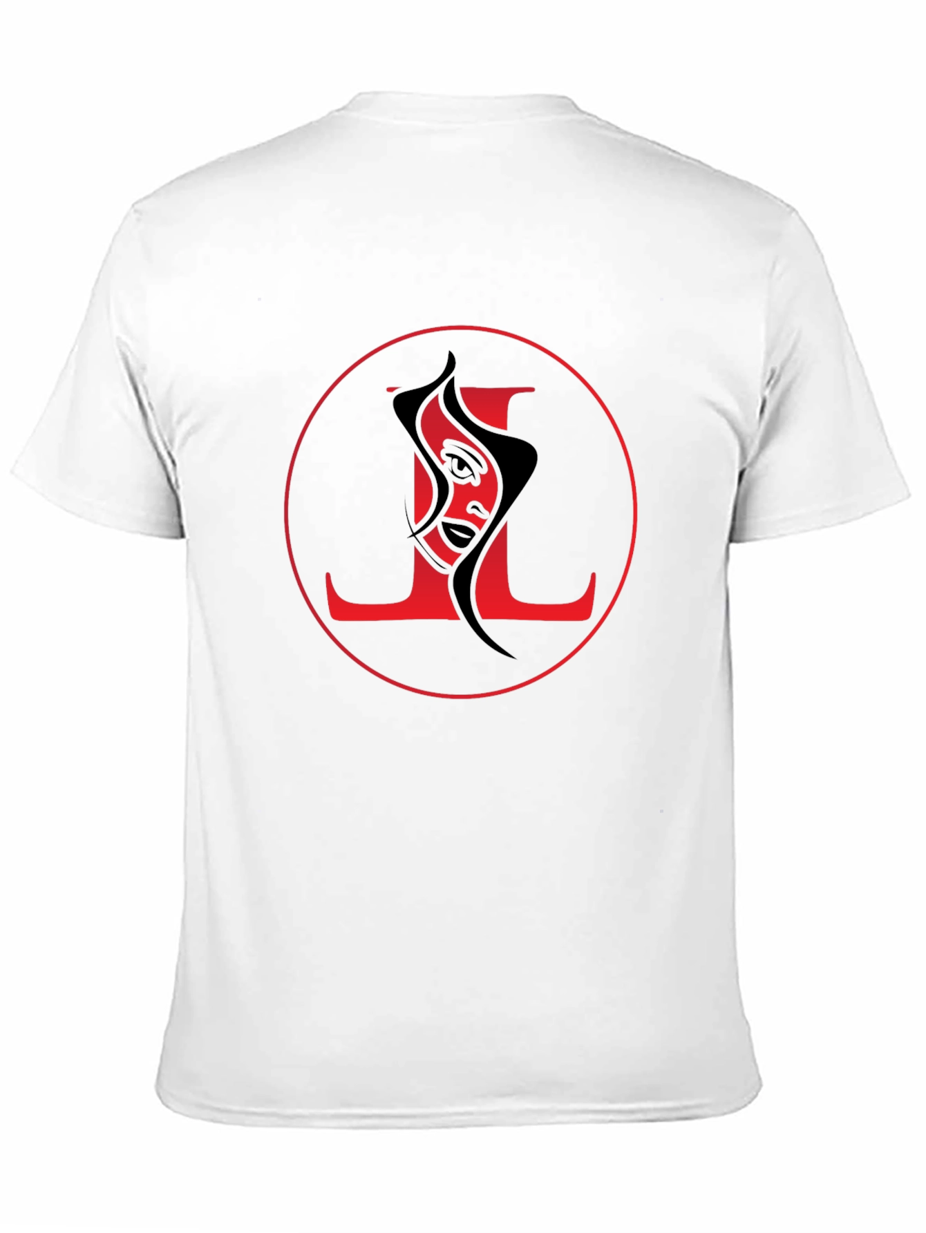 Abstract Face Graphic Tee - Stylish Black T-Shirt