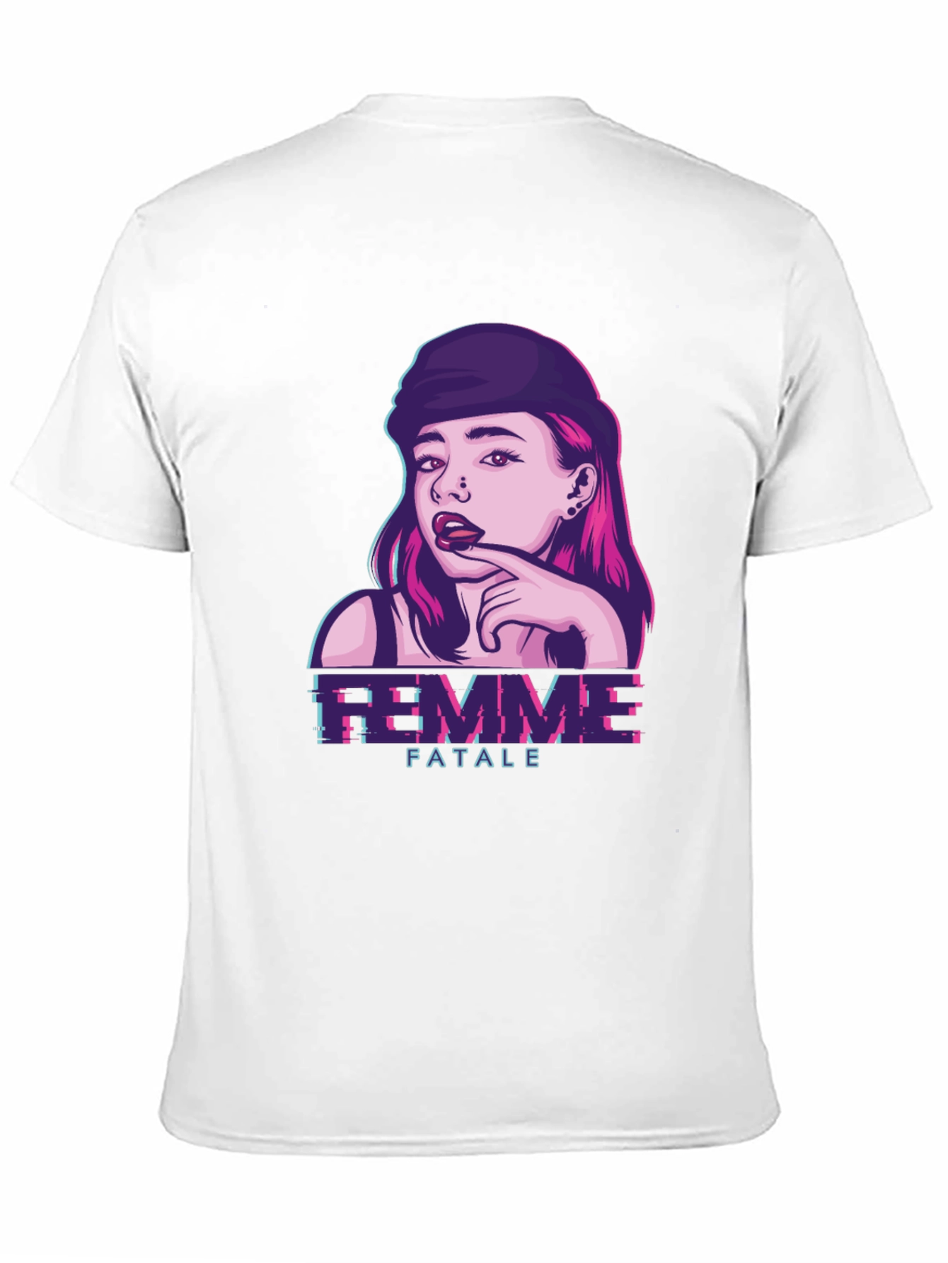Femme Fatale Graphic Tee - Black T-Shirt