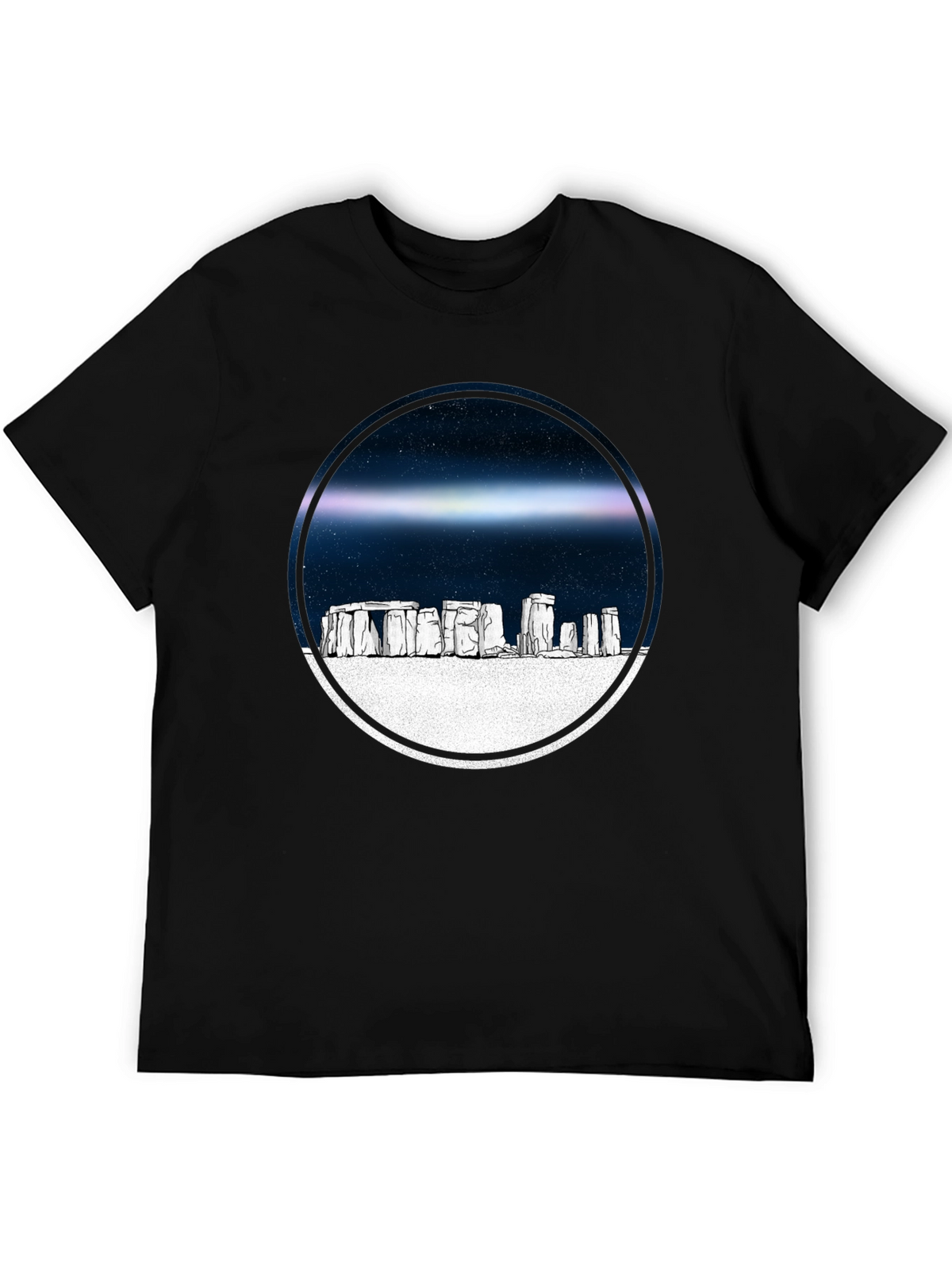 Stonehenge Graphic Tee - Celestial Circle Design