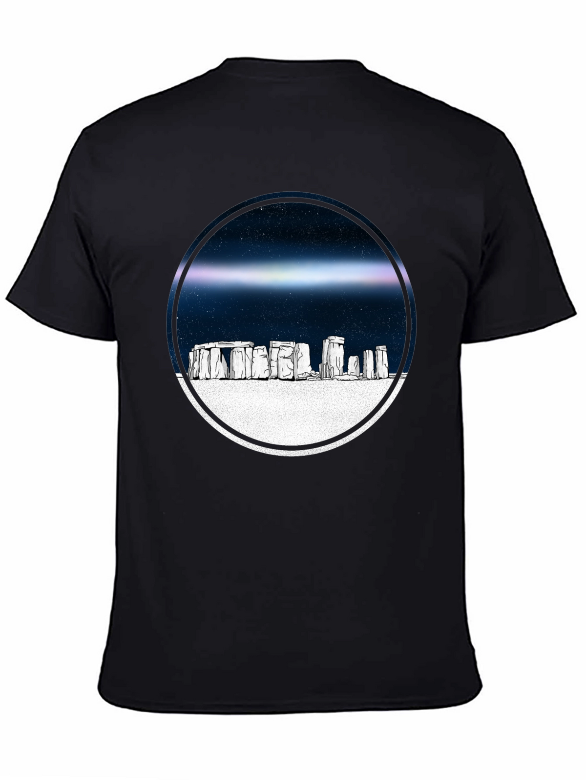 Stonehenge Graphic Tee - Celestial Circle Design