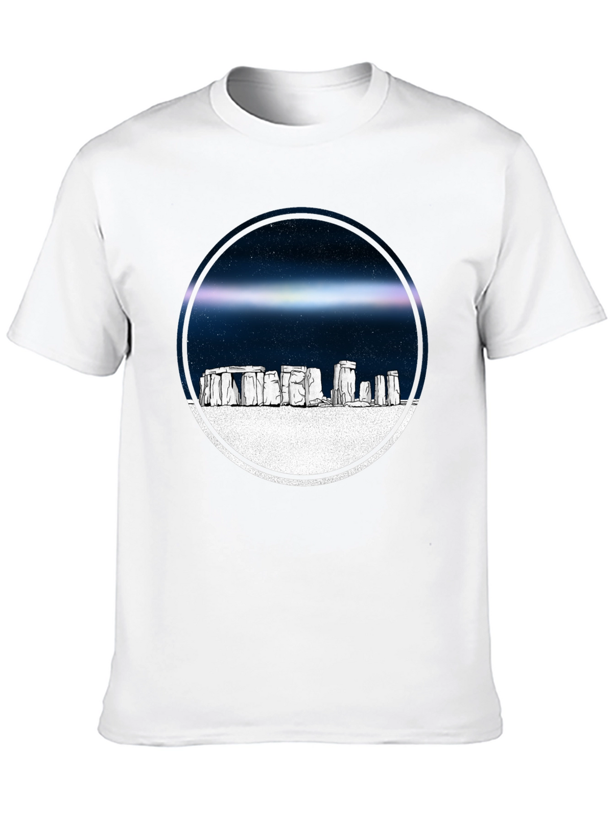 Stonehenge Graphic Tee - Celestial Circle Design