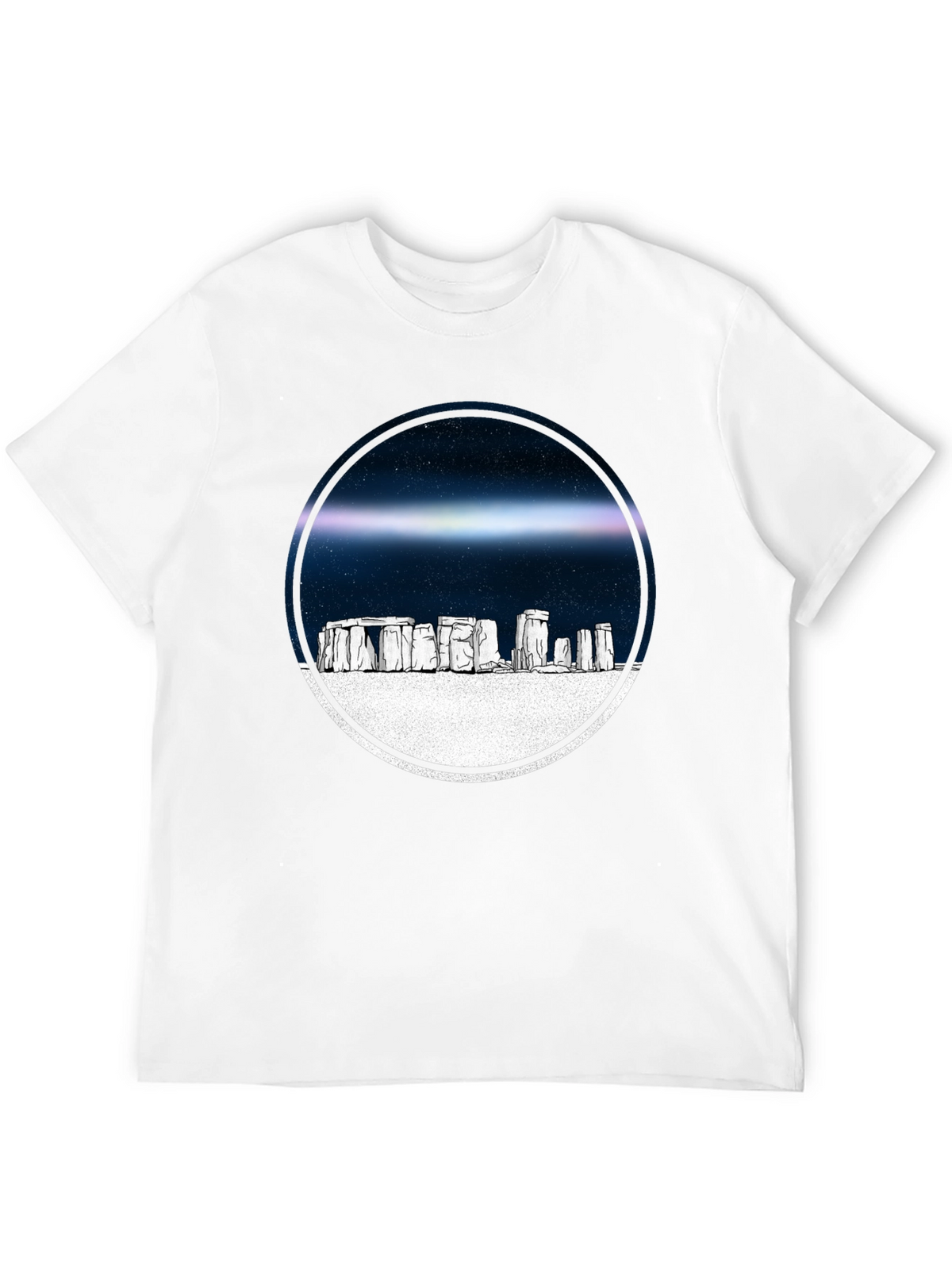 Stonehenge Graphic Tee - Celestial Circle Design