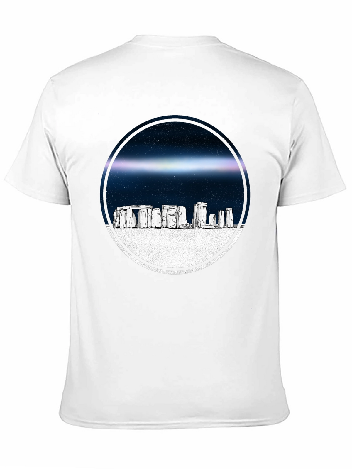 Stonehenge Graphic Tee - Celestial Circle Design