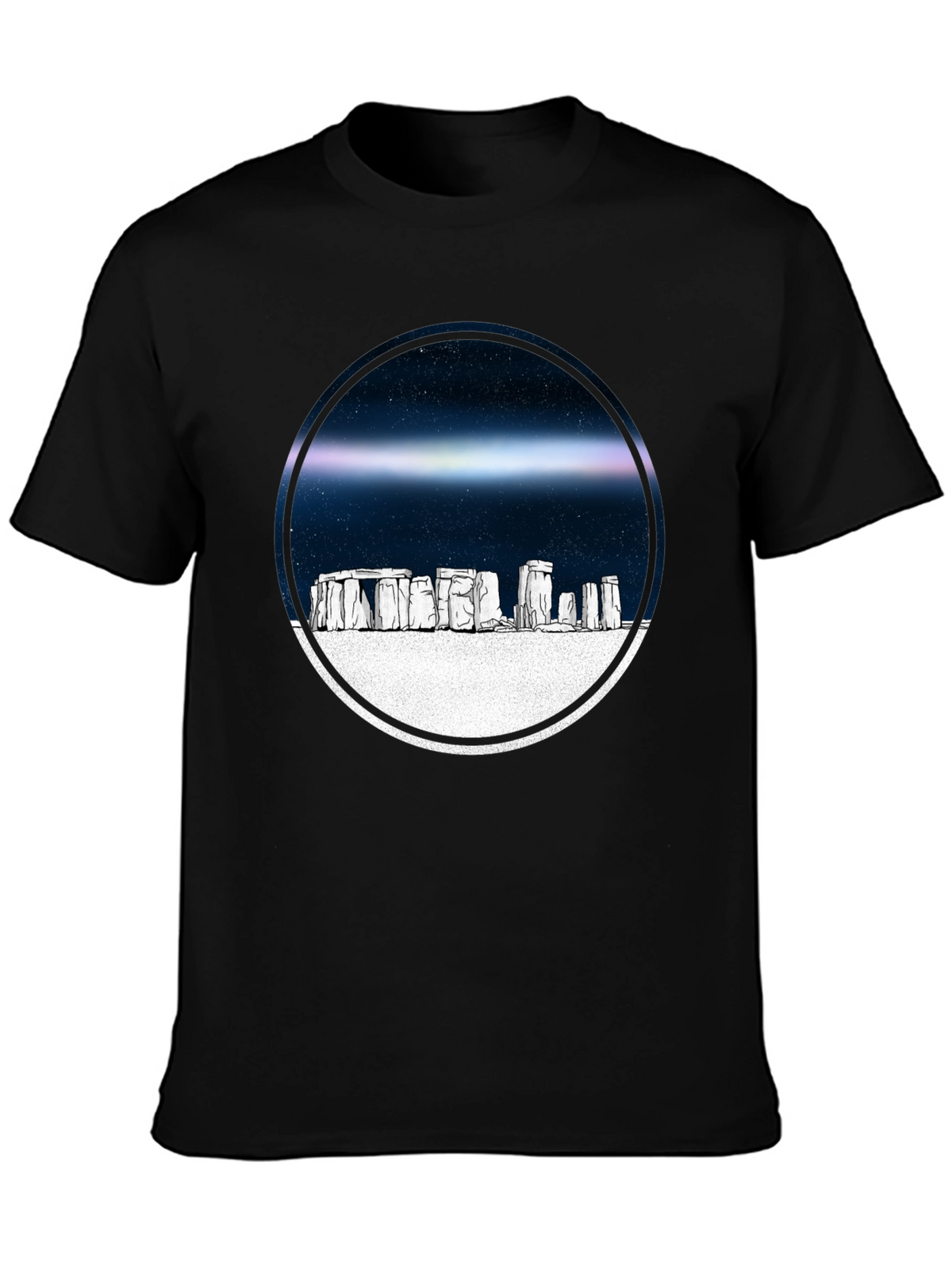 Stonehenge Graphic Tee - Celestial Circle Design