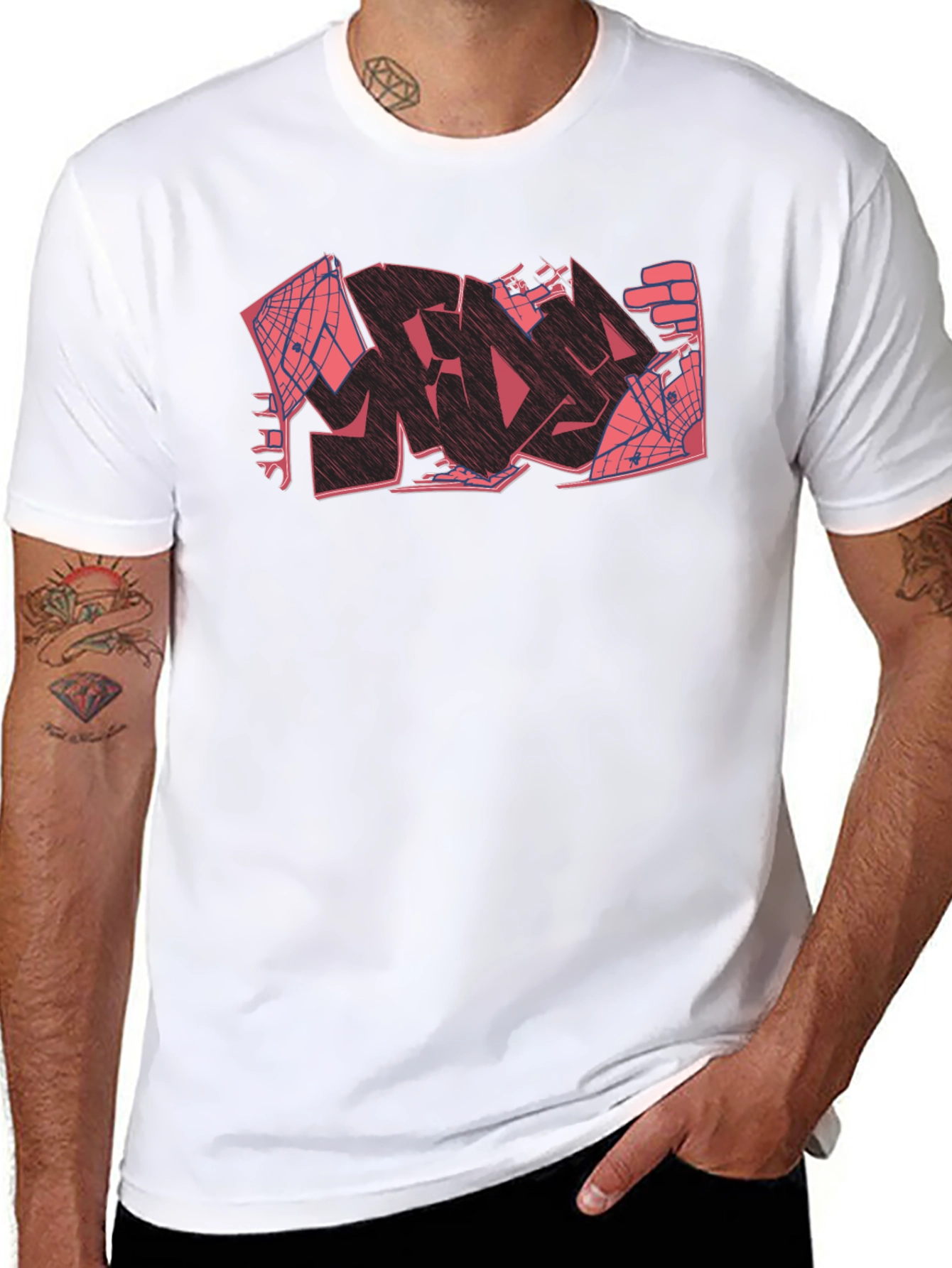 Urban Graffiti Tee: Edgy Style