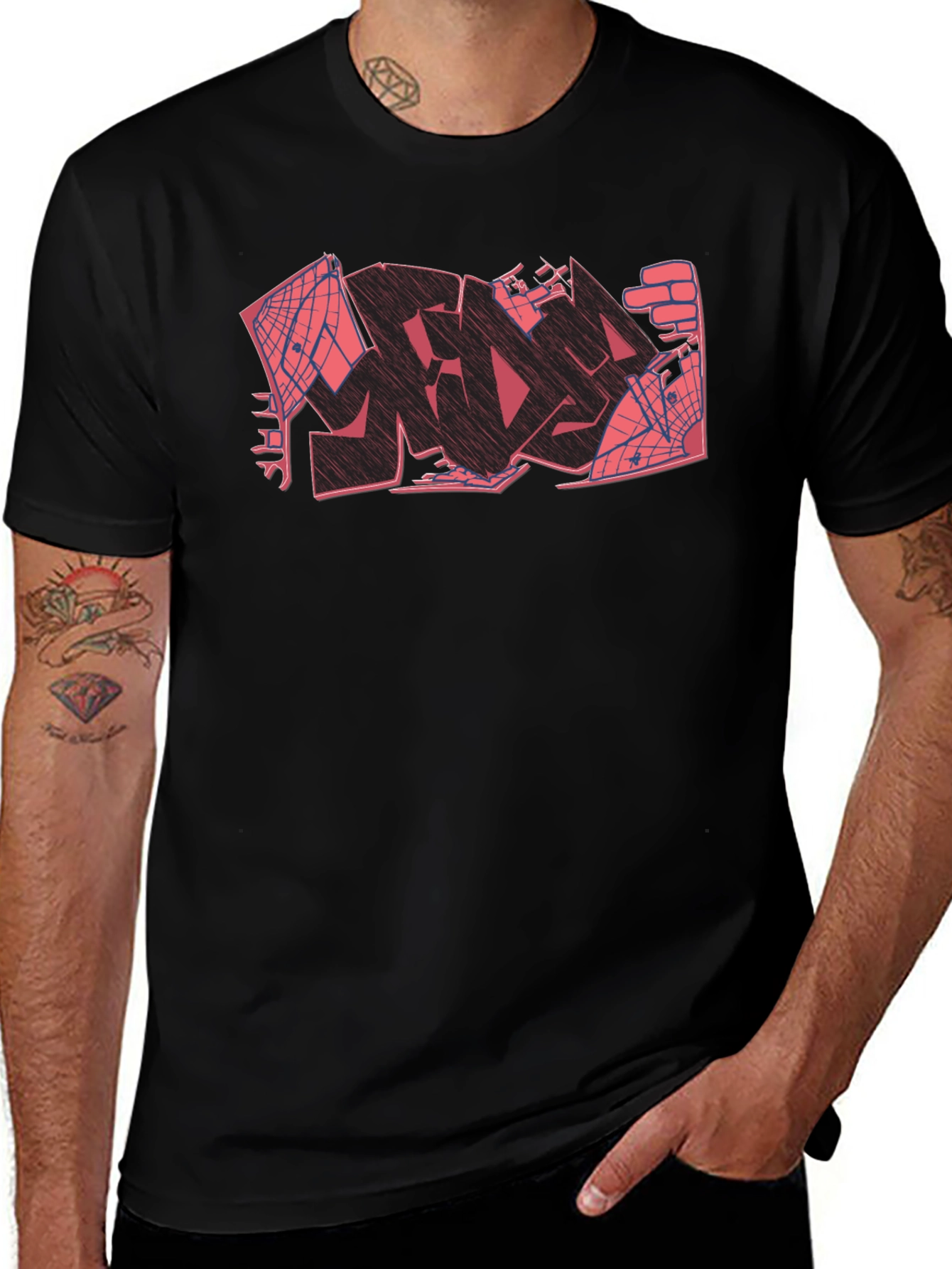 Urban Graffiti Tee: Edgy Style