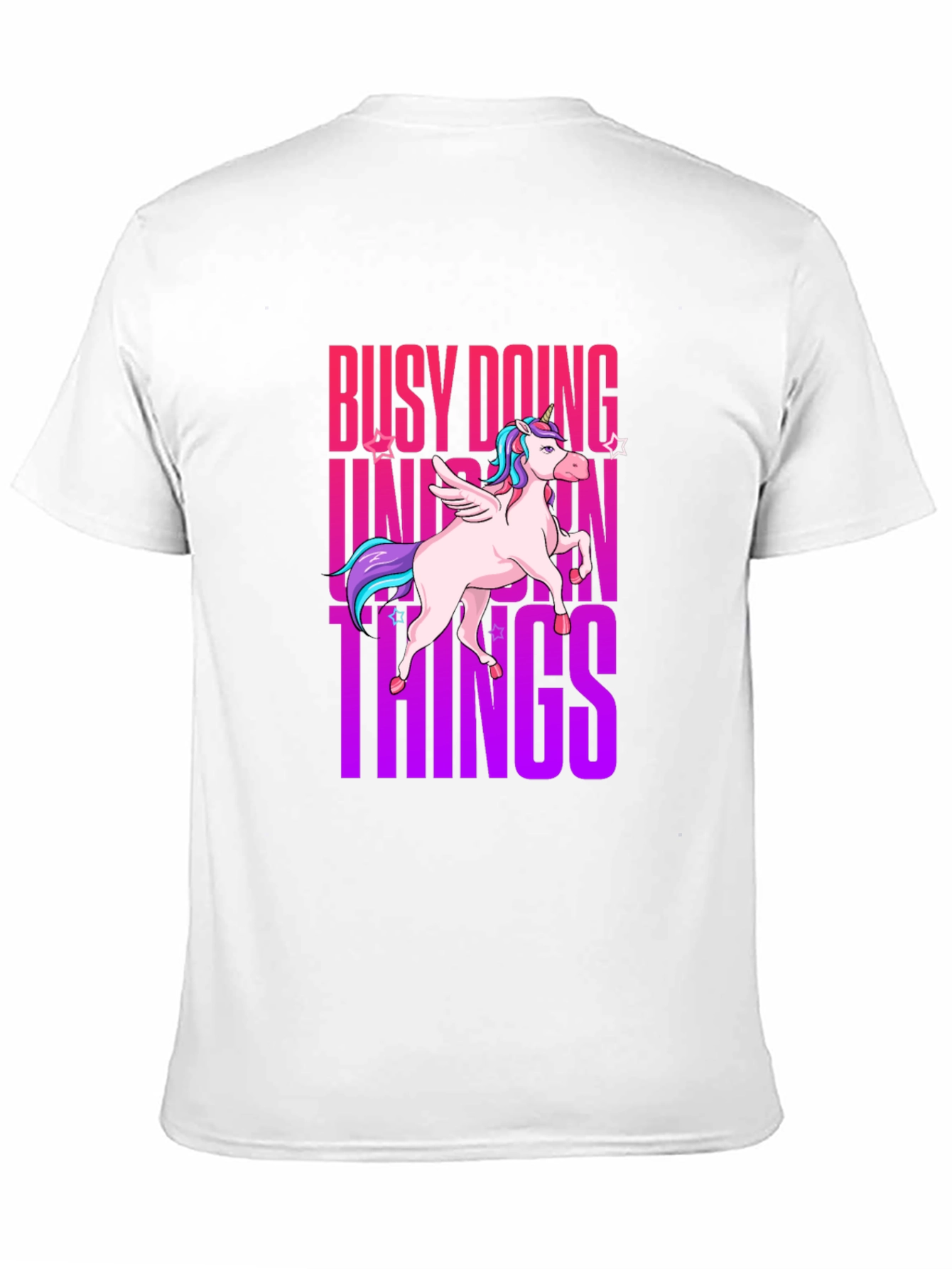 Busy Doing Unicorn Things Graphic Tee