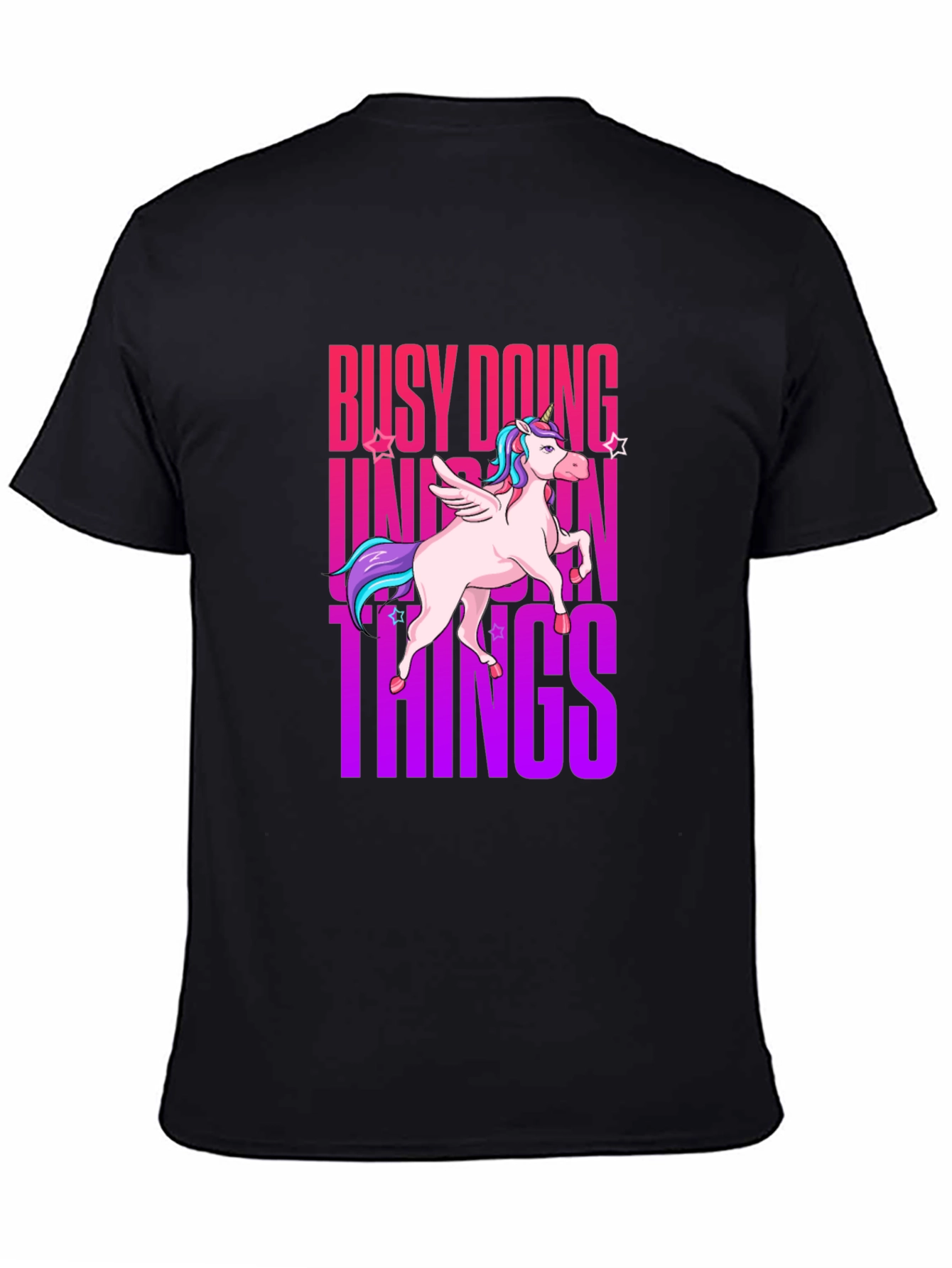 Busy Doing Unicorn Things Graphic Tee
