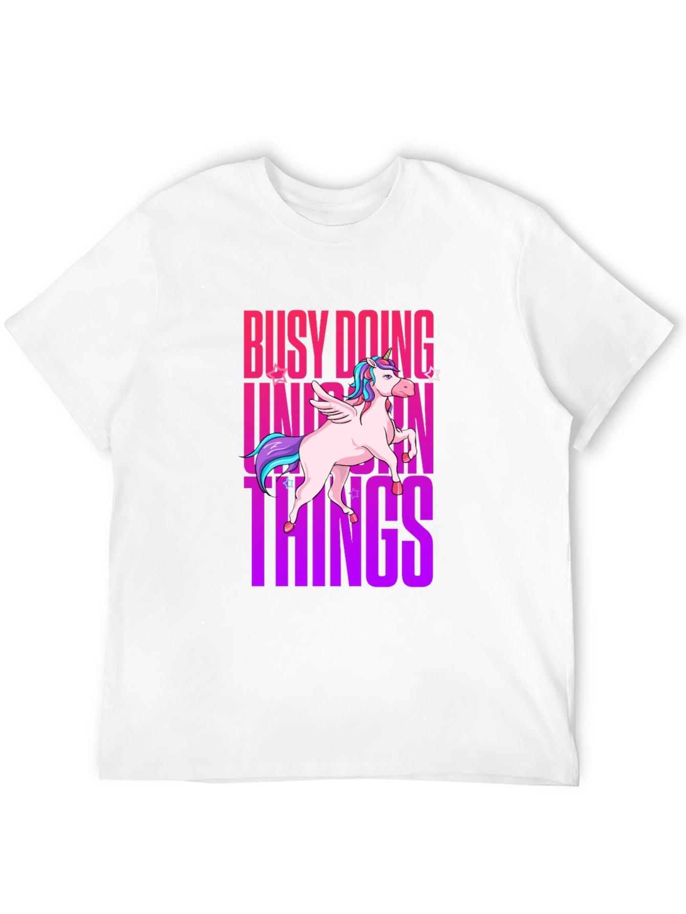 Busy Doing Unicorn Things Graphic Tee