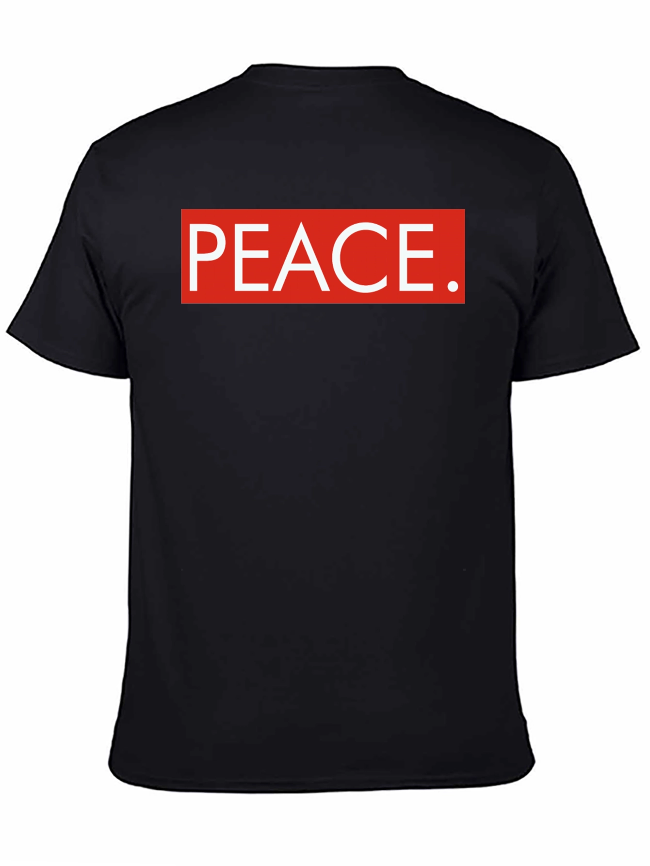 Peace Graphic Tee - Red and White Design