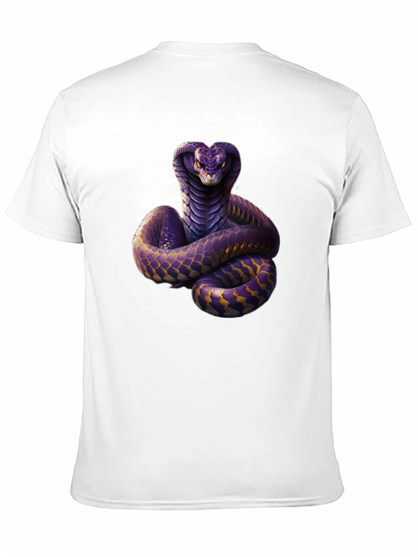 Cobra Graphic Print Black T-Shirt