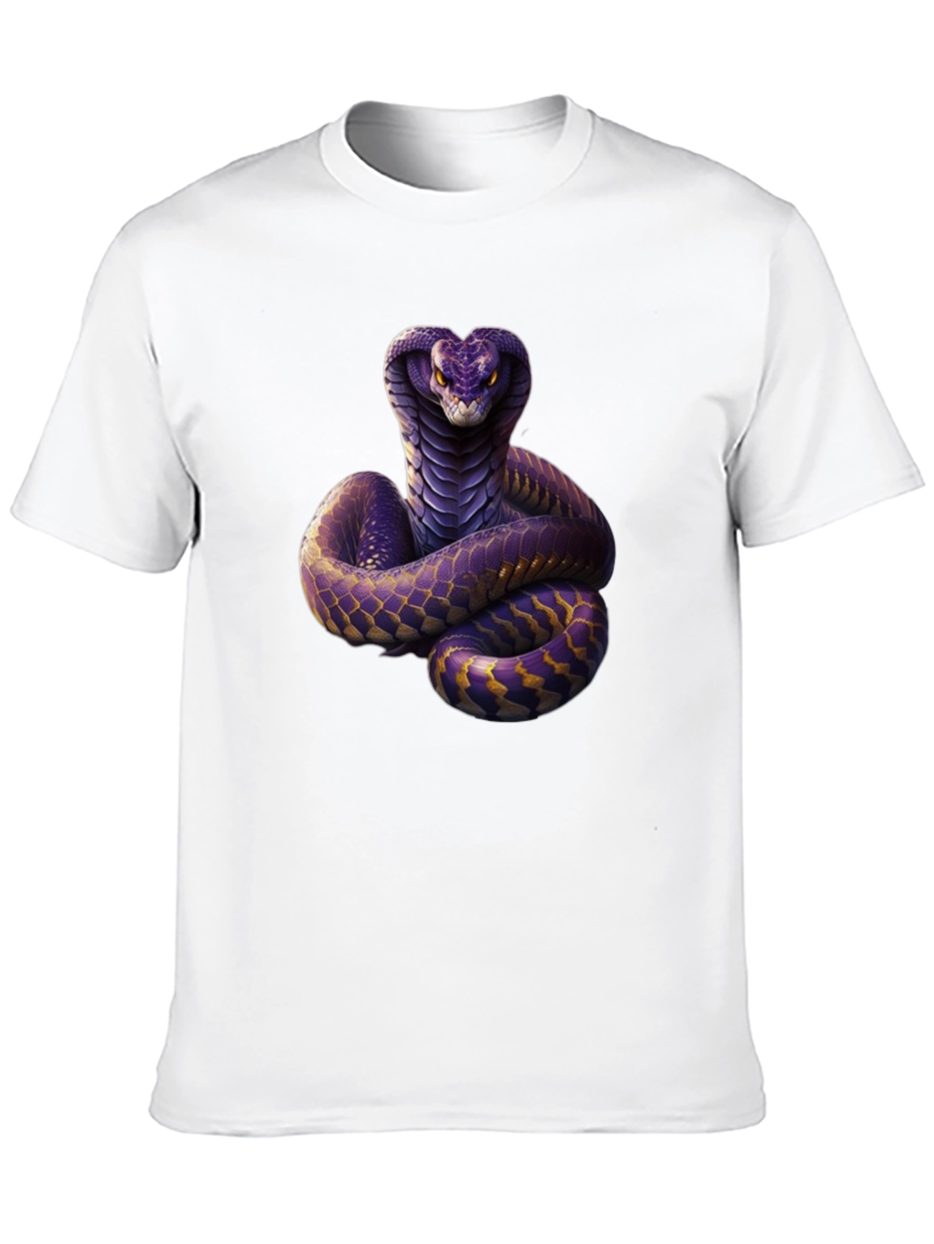 Cobra Graphic Print Black T-Shirt