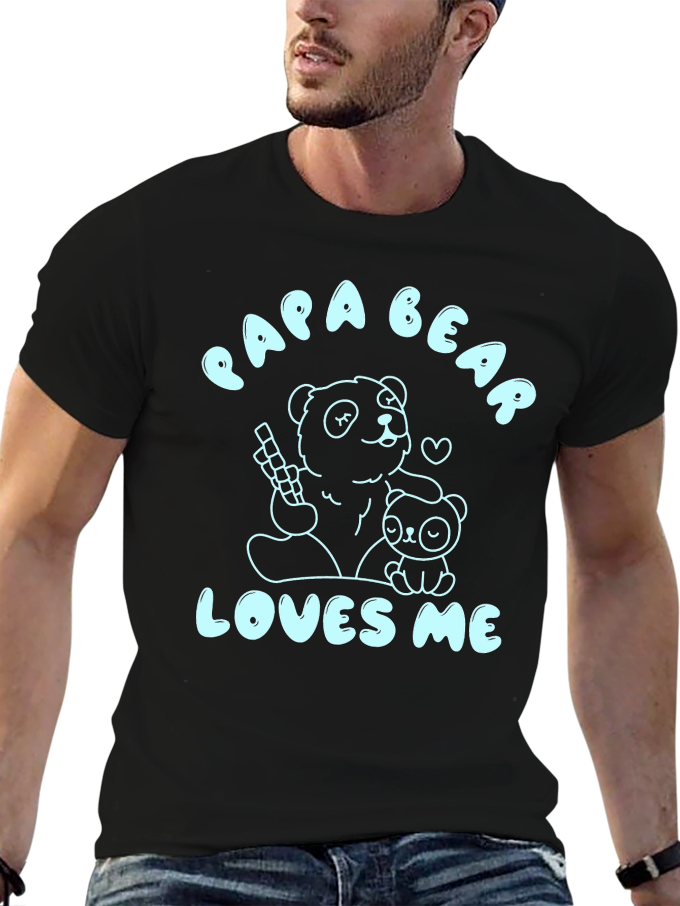Papa Bear Loves Me T-Shirt