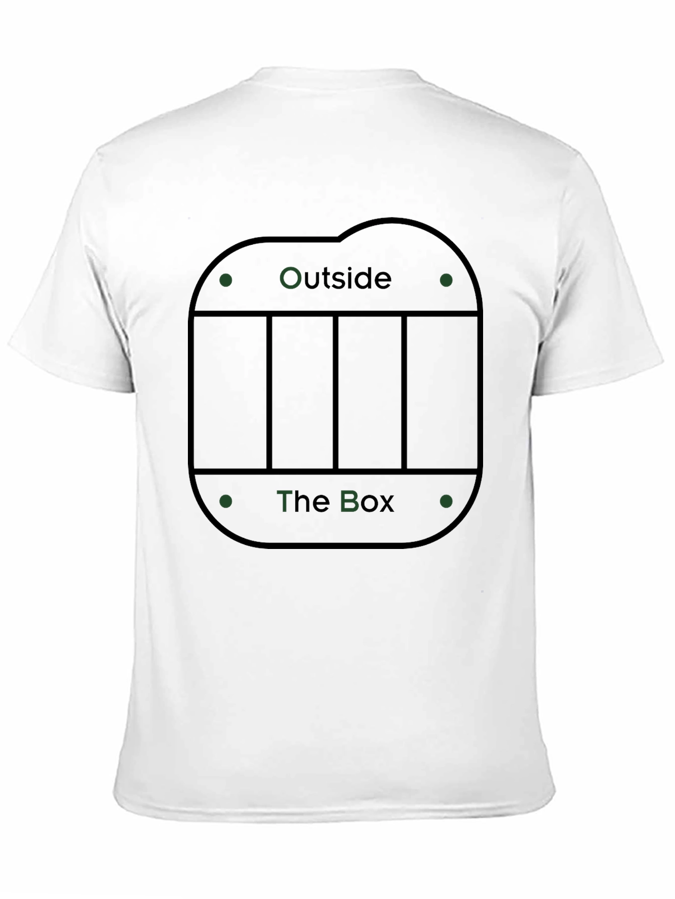 Think Outside the Box Graphic Tee - Black