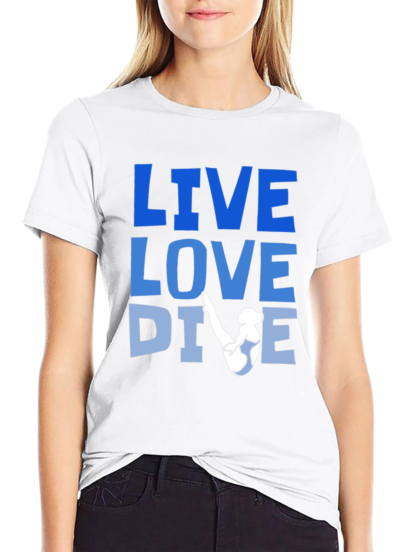 Live Love Dive Graphic T-Shirt