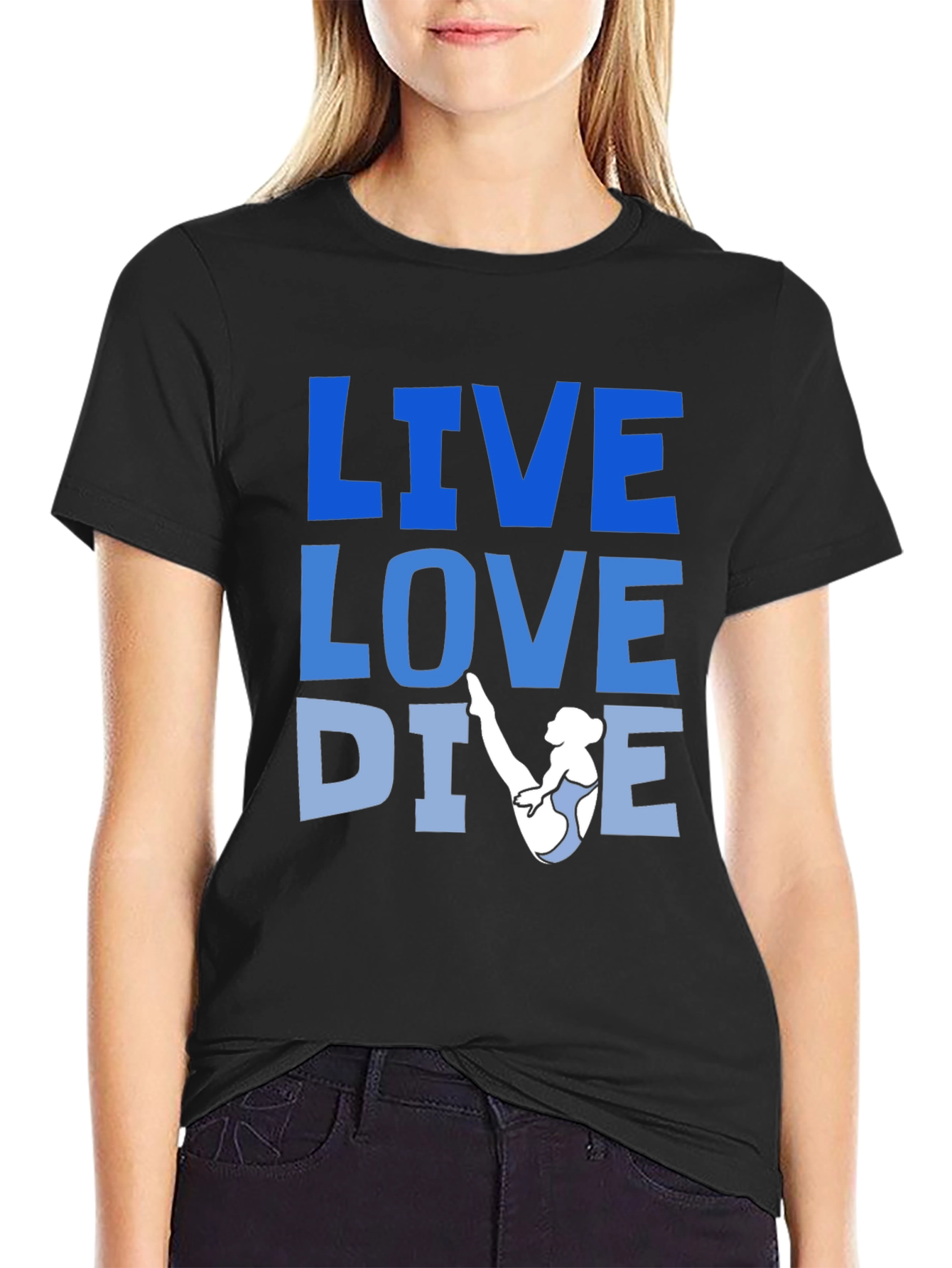 Live Love Dive Graphic T-Shirt