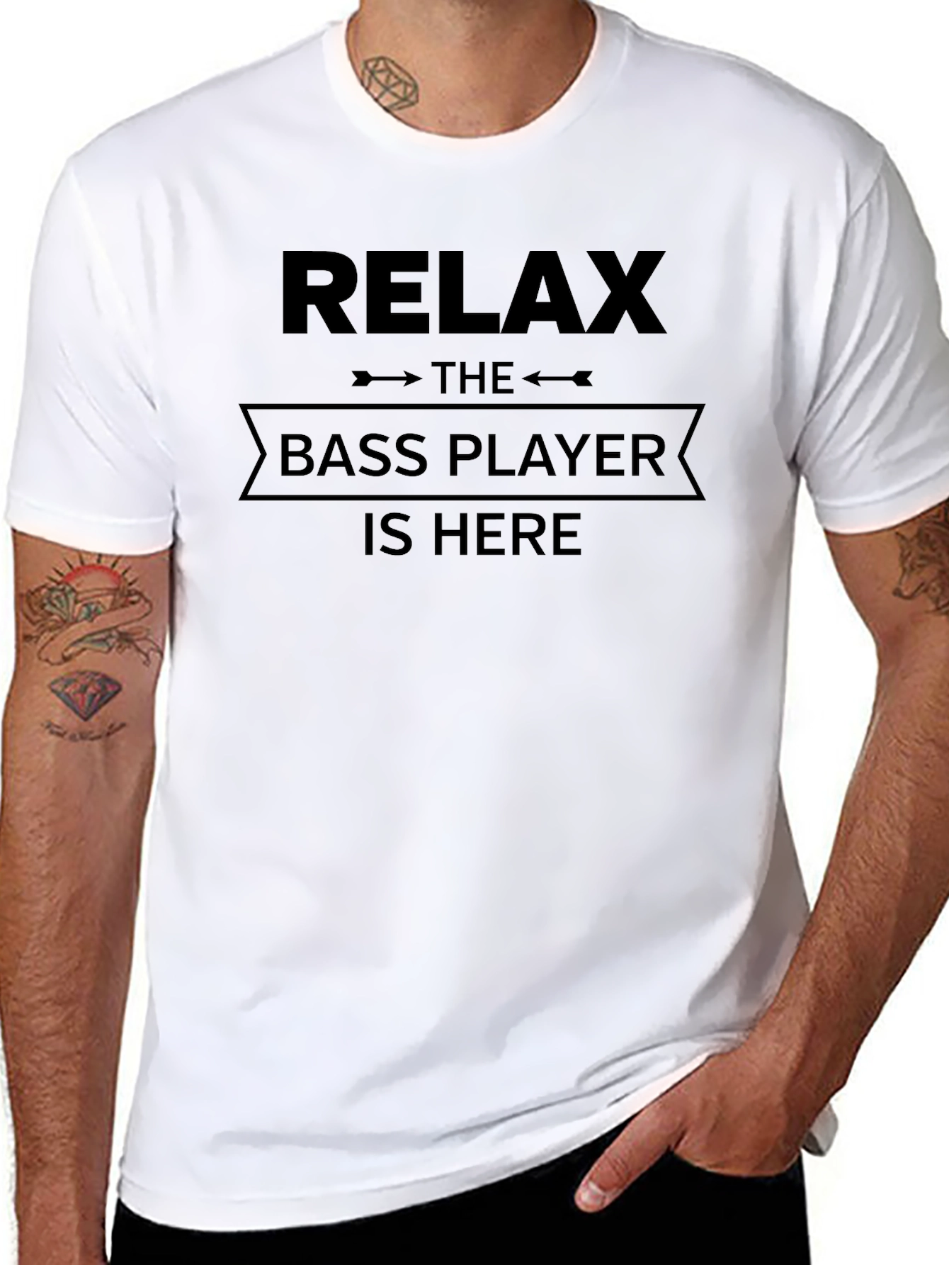 Relax The Bass Player is Here T-Shirt