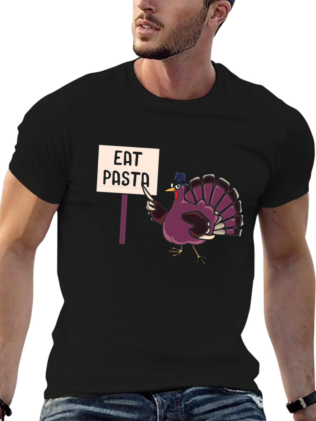 Eat Pasta Thanksgiving Turkey T-Shirt