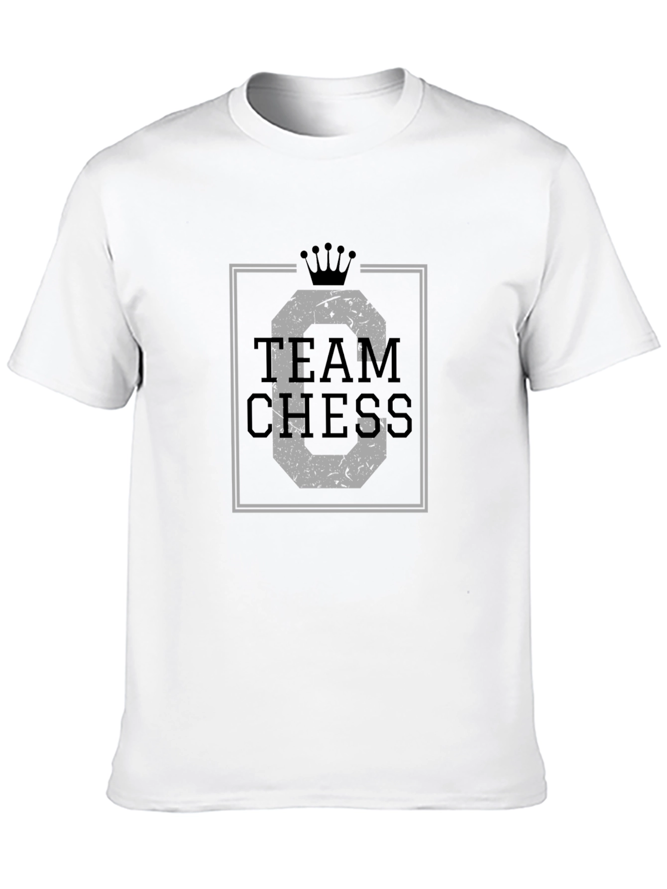 Team Chess Graphic T-Shirt - Black Cotton Tee