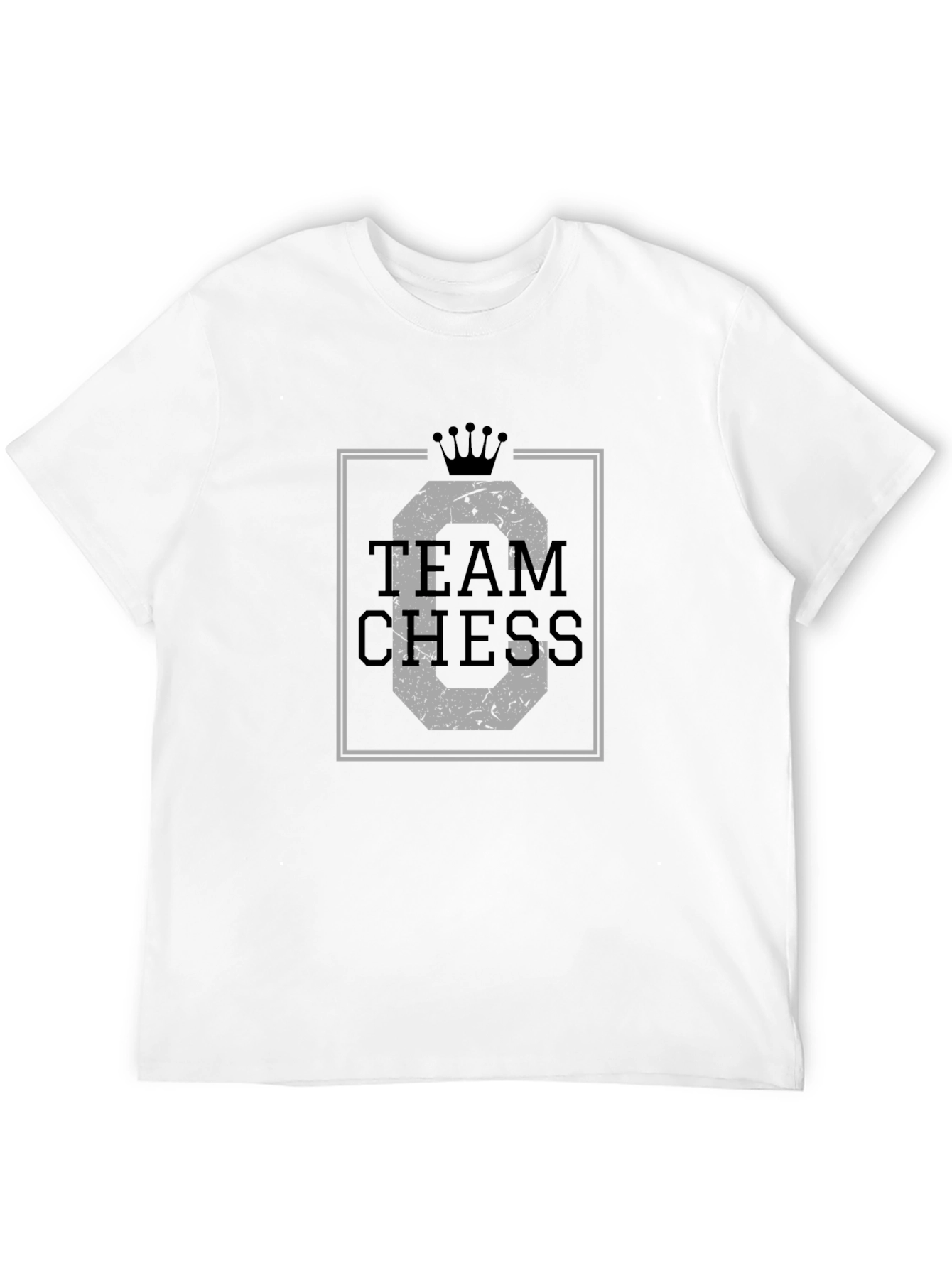 Team Chess Graphic T-Shirt - Black Cotton Tee