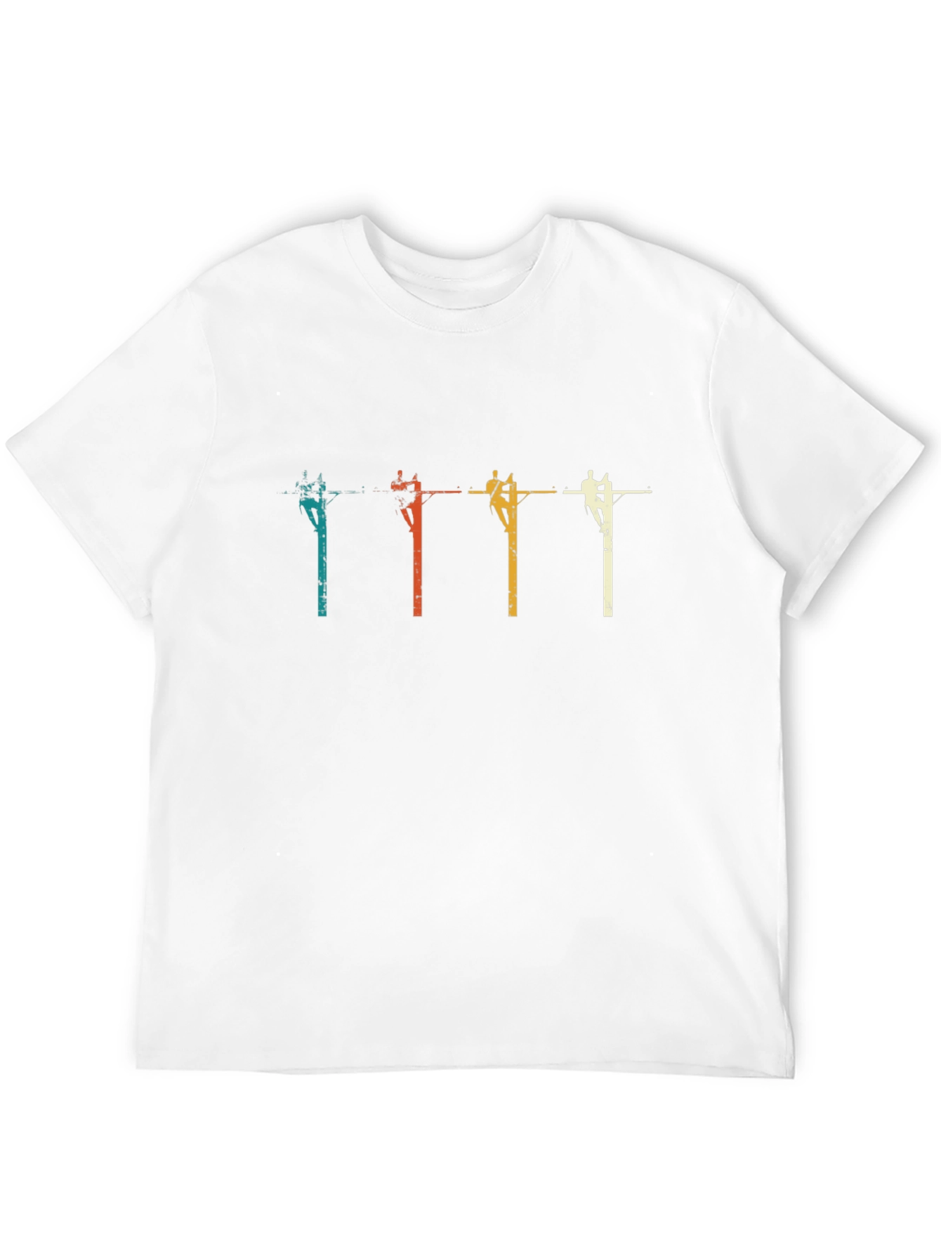Lineman Retro T-Shirt - Power Line Worker Tee
