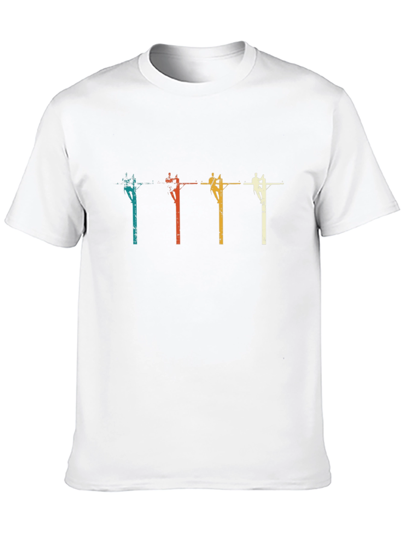 Lineman Retro T-Shirt - Power Line Worker Tee