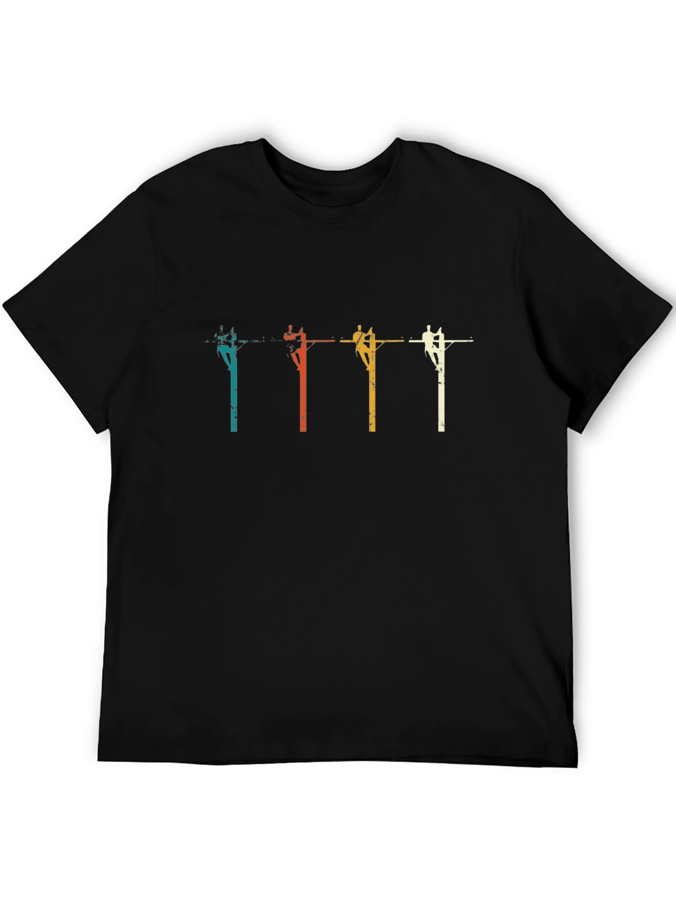Lineman Retro T-Shirt - Power Line Worker Tee
