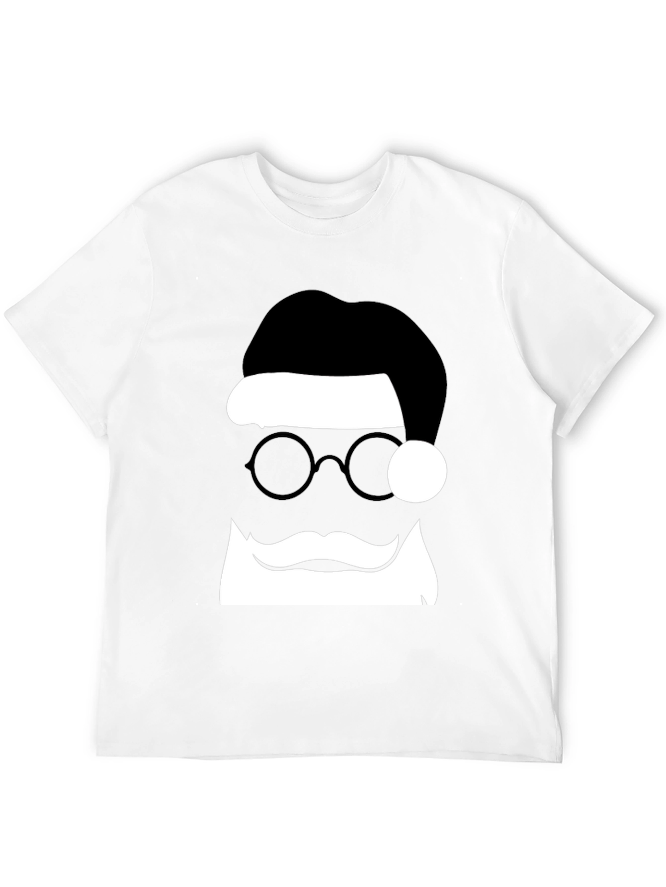 Santa Silhouette Tee - Holiday Style