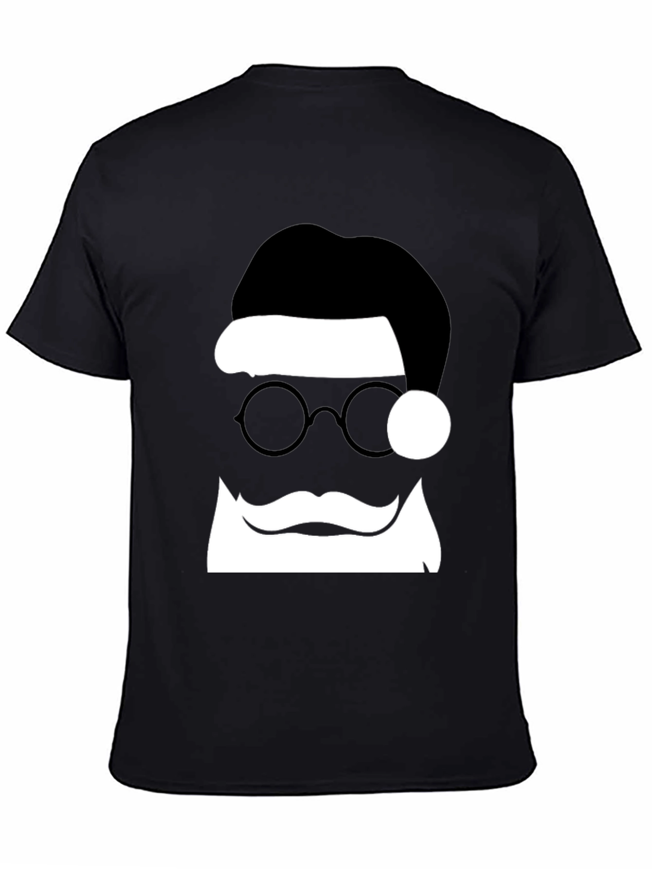 Santa Silhouette Tee - Holiday Style