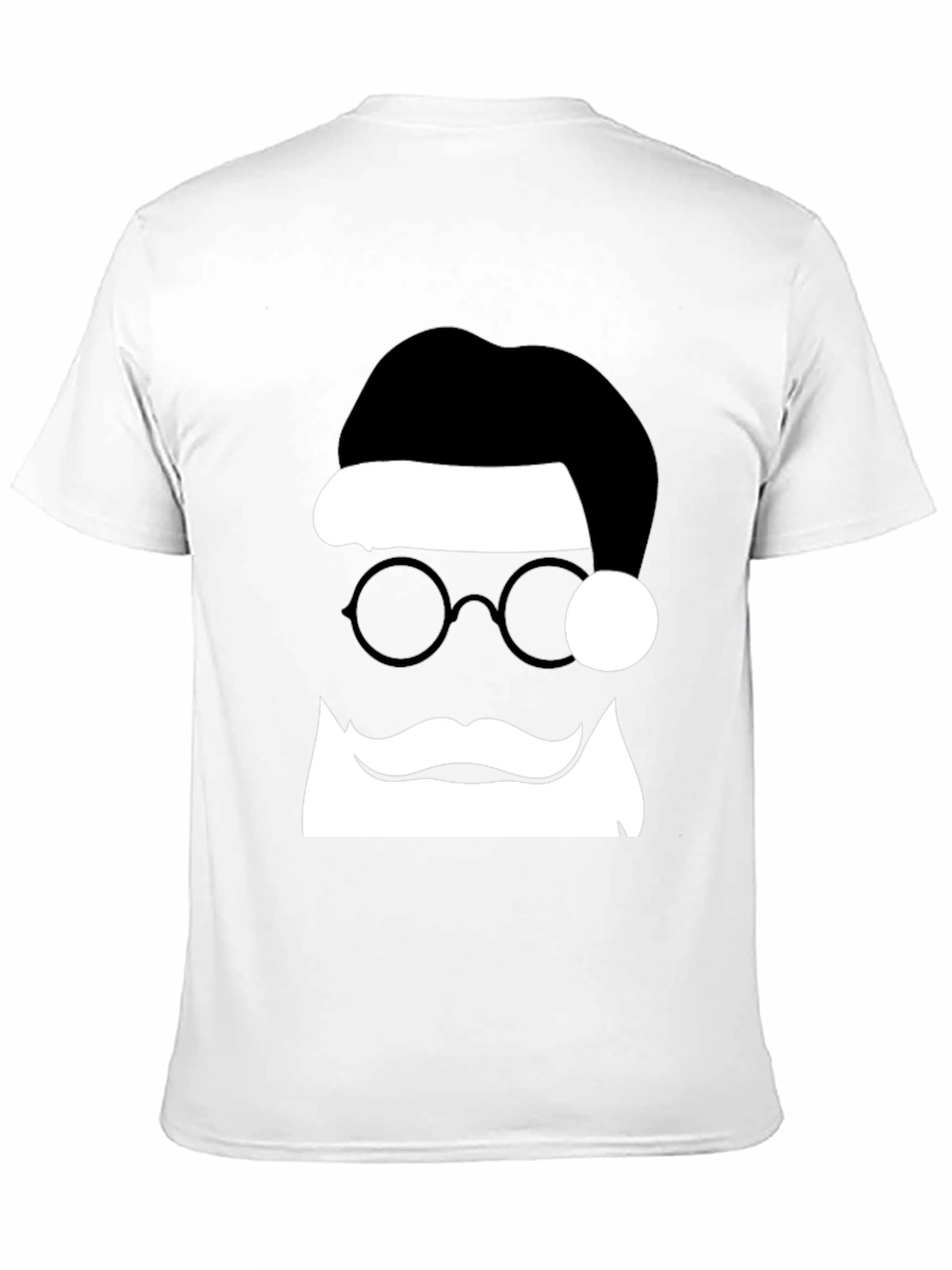 Santa Silhouette Tee - Holiday Style
