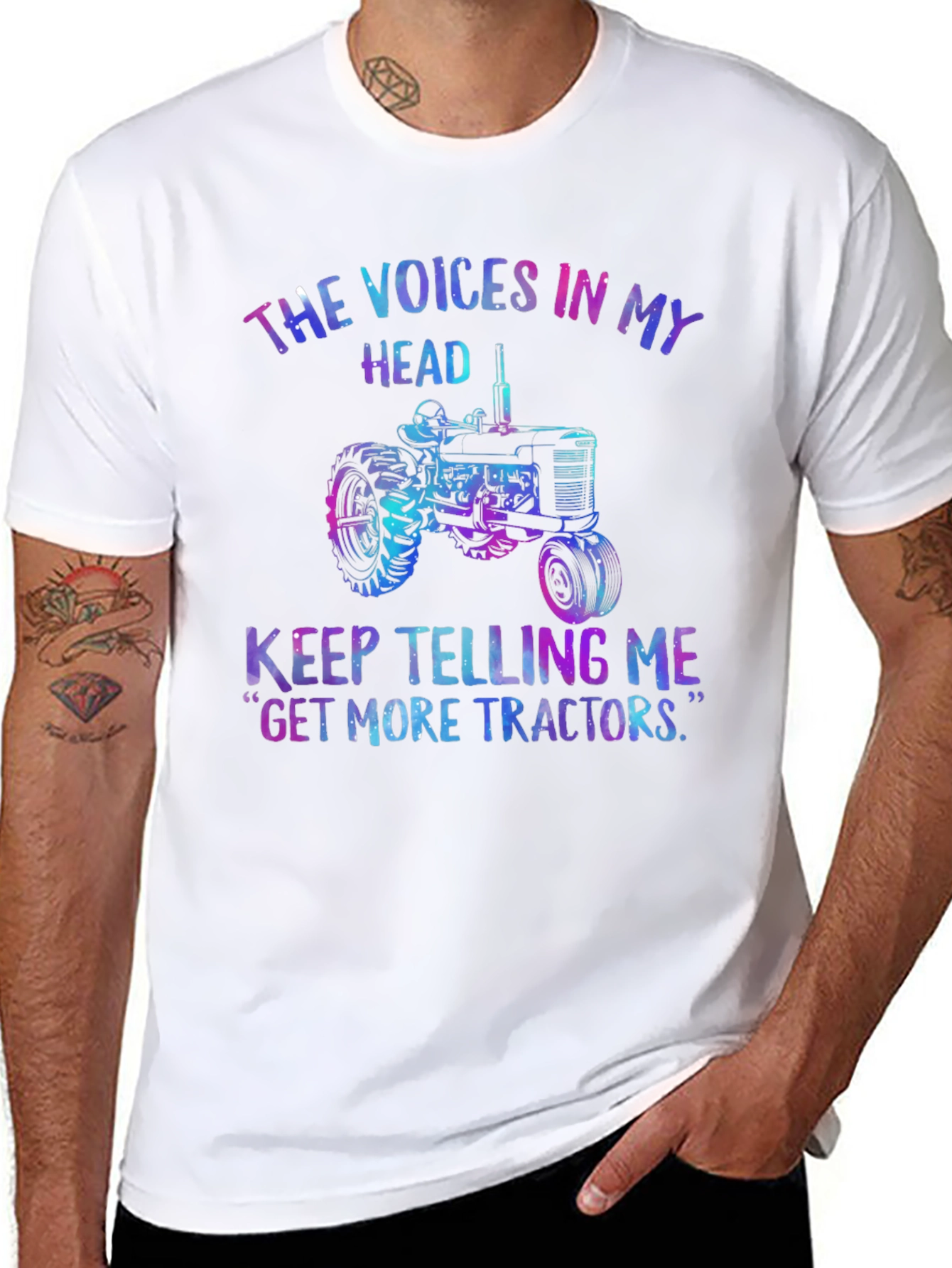 Voices in My Head Tractor Tee