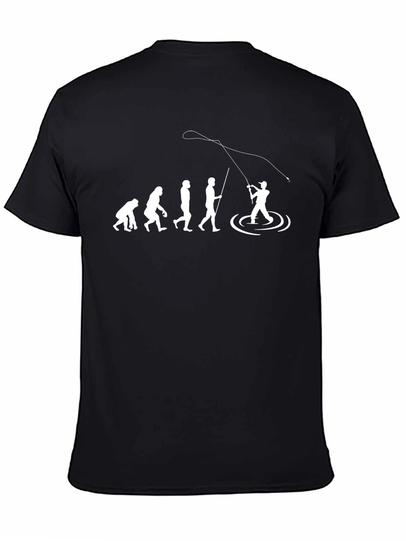 Evolution of Angler T-Shirt - Black