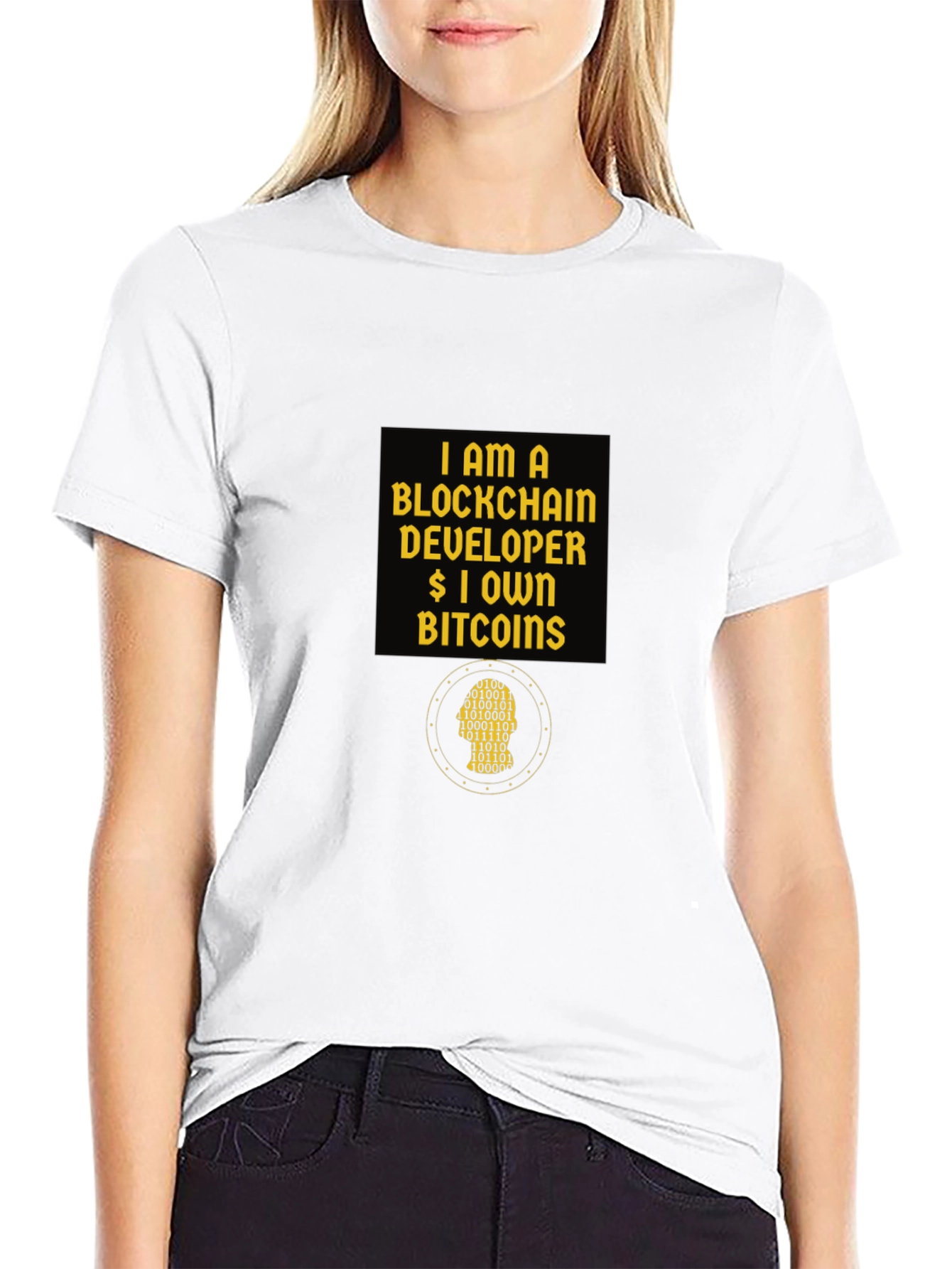 Blockchain Developer Bitcoin Owner Novelty T-Shirt