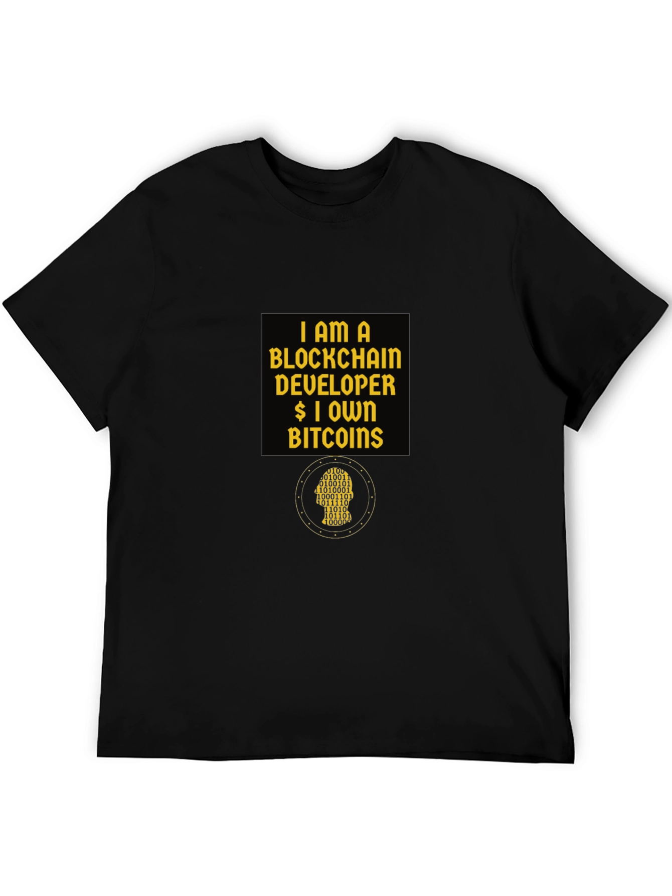 Blockchain Developer Bitcoin Owner Novelty T-Shirt