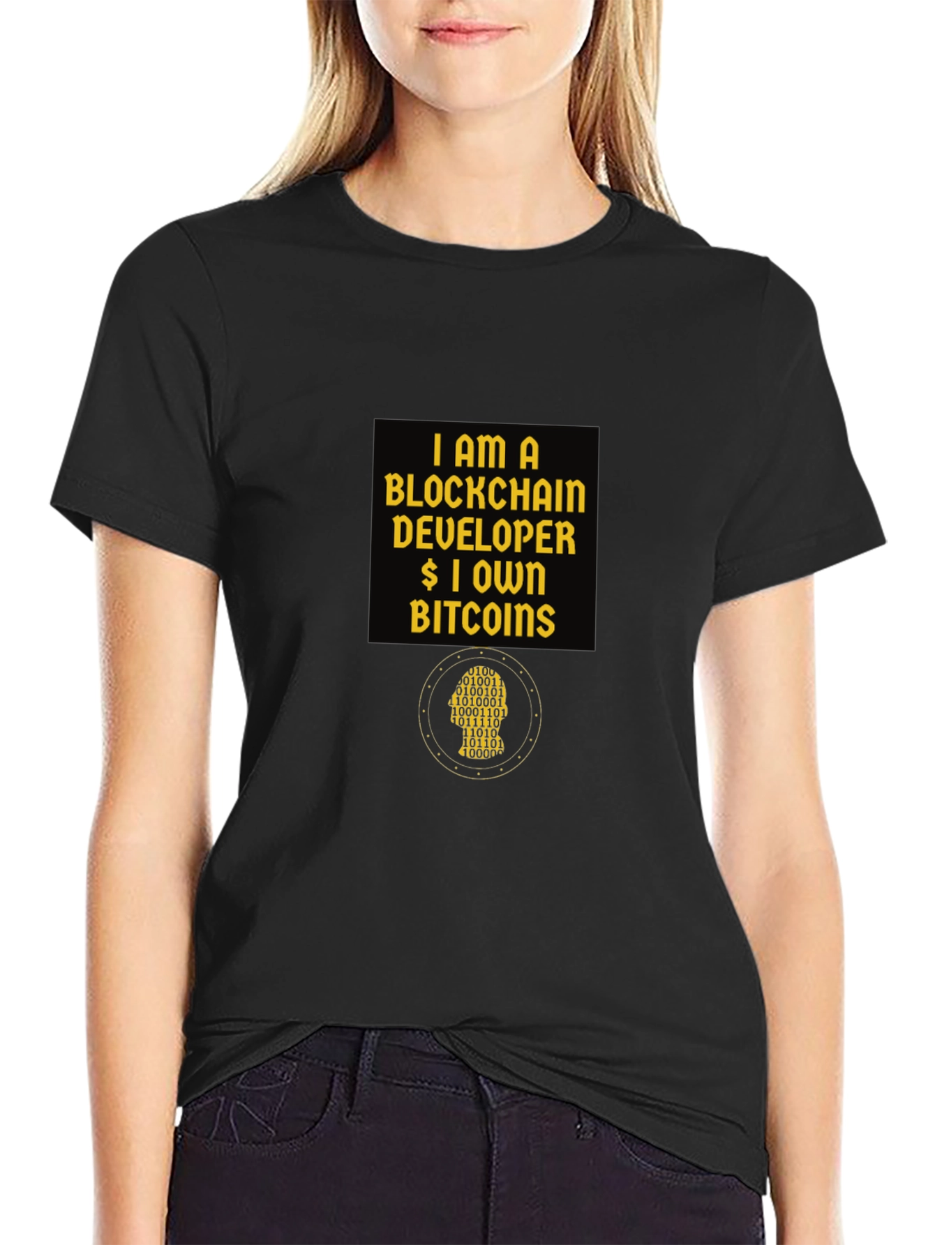 Blockchain Developer Bitcoin Owner Novelty T-Shirt