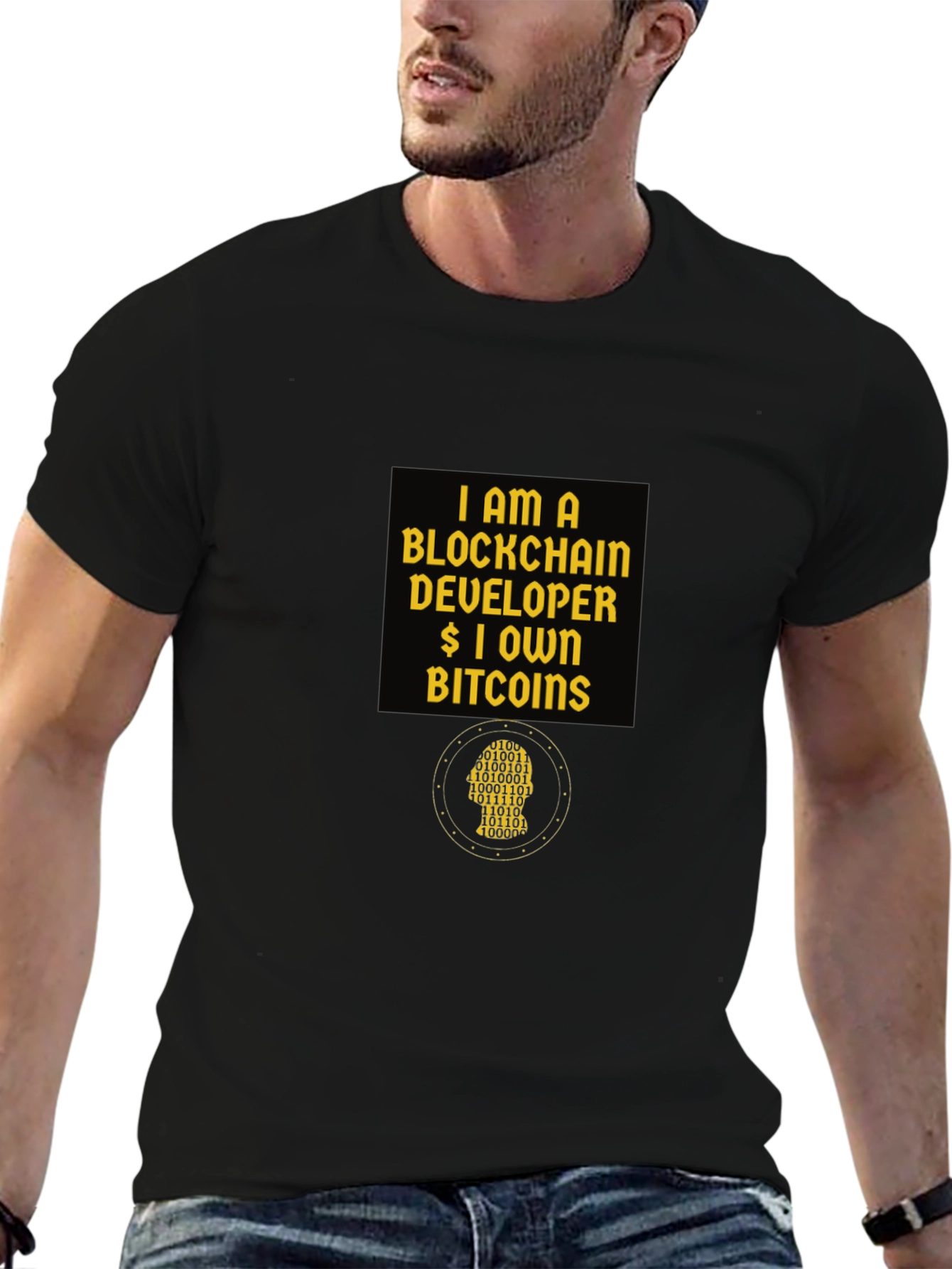 Blockchain Developer Bitcoin Owner Novelty T-Shirt