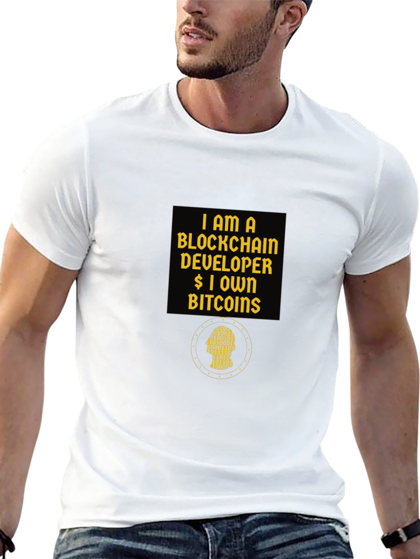 Blockchain Developer Bitcoin Owner Novelty T-Shirt