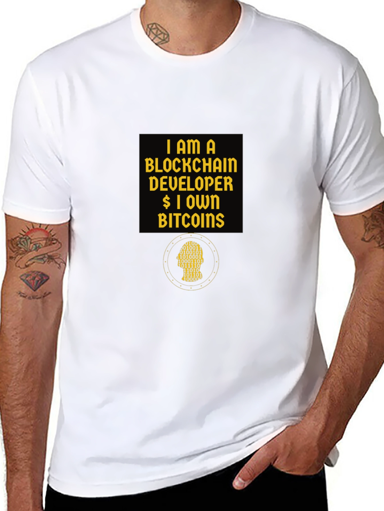 Blockchain Developer Bitcoin Owner Novelty T-Shirt