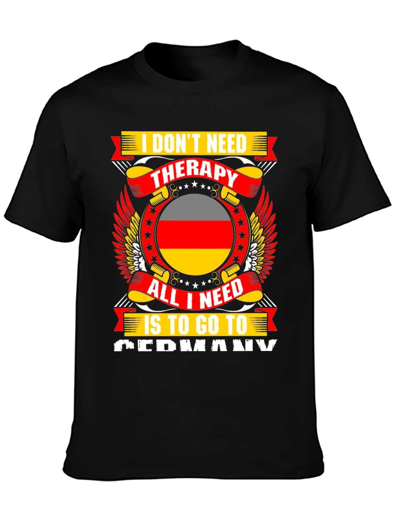 Germany Therapy T-Shirt - German Pride Tee