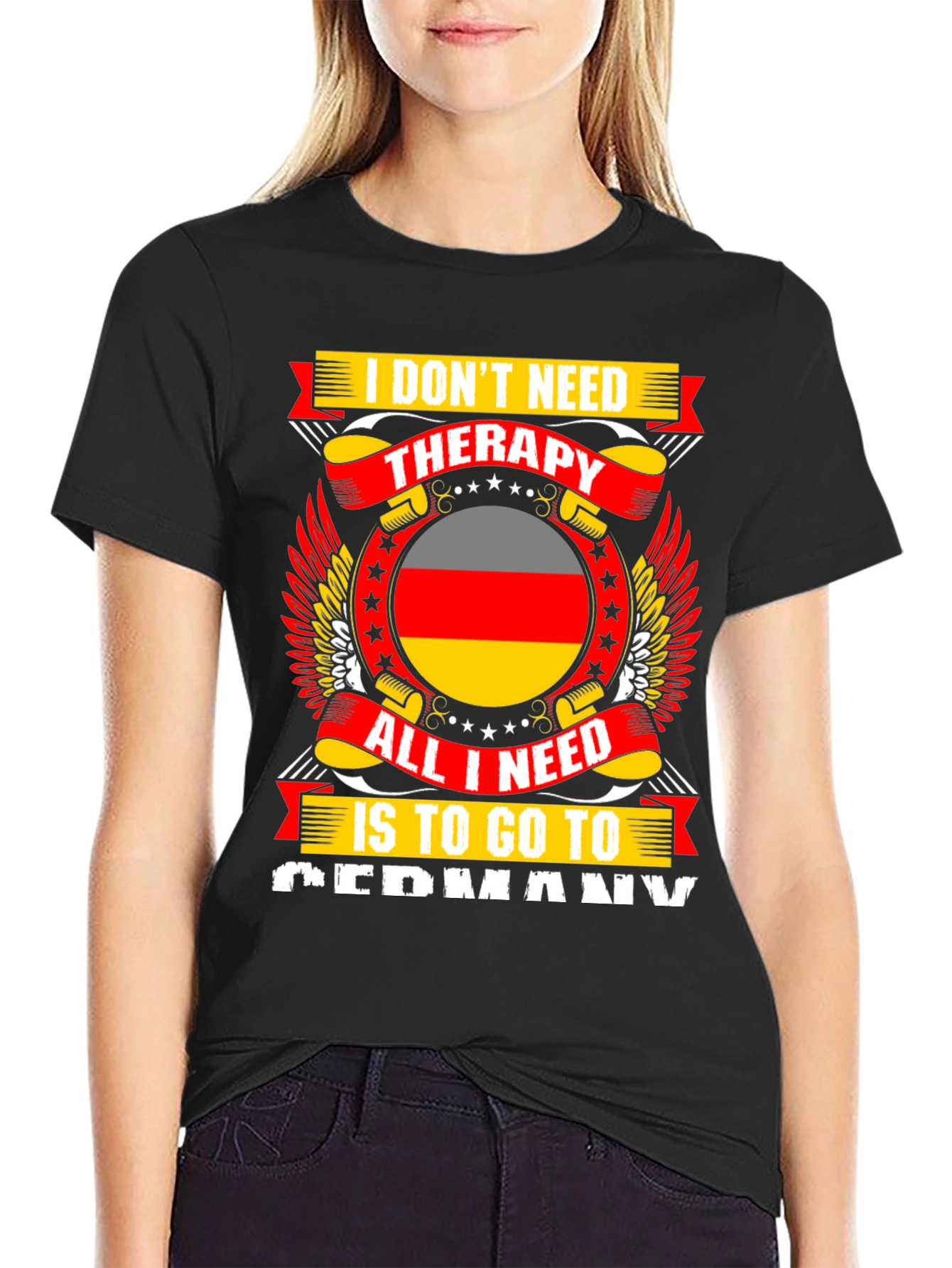Germany Therapy T-Shirt - German Pride Tee