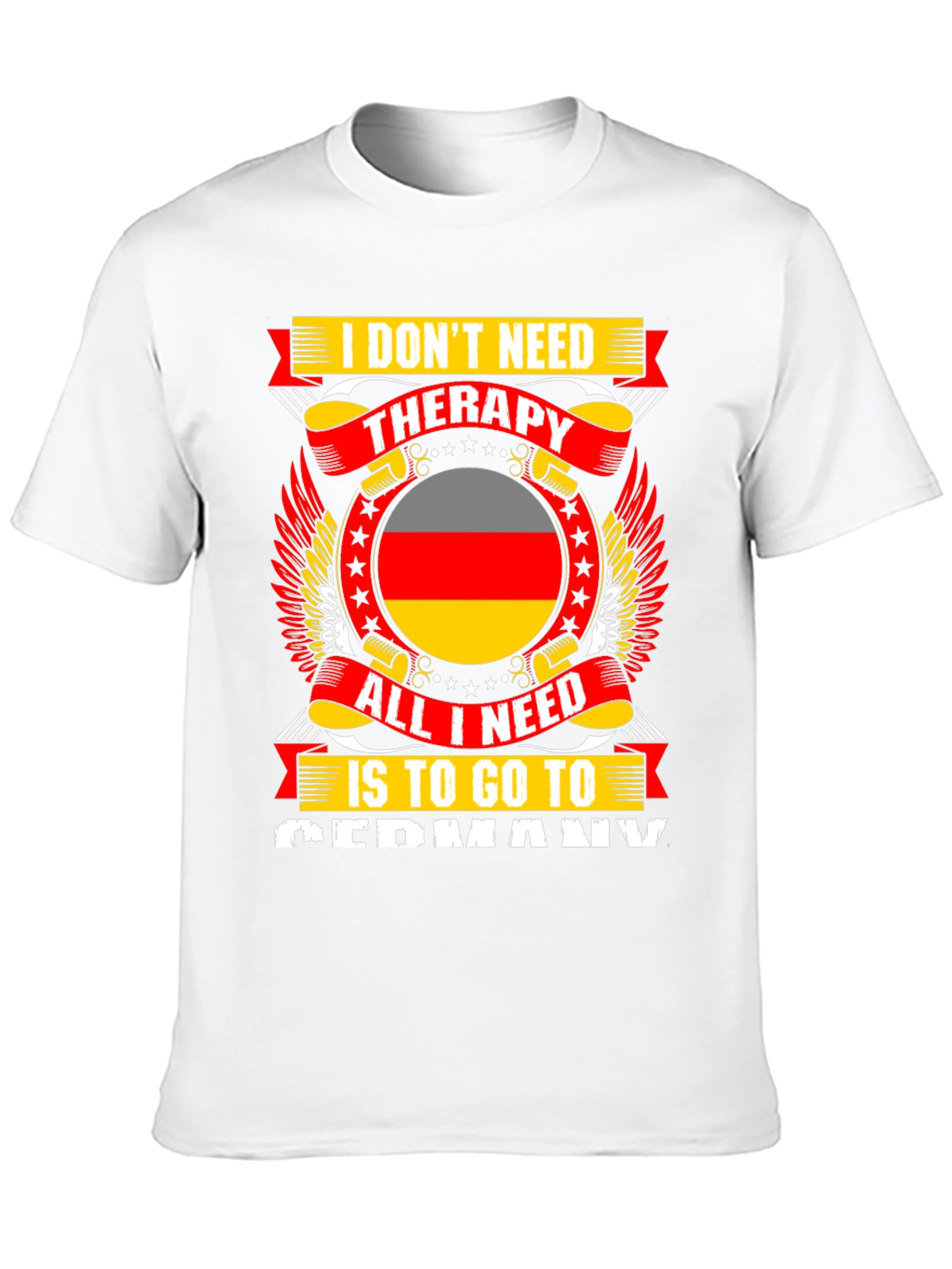 Germany Therapy T-Shirt - German Pride Tee