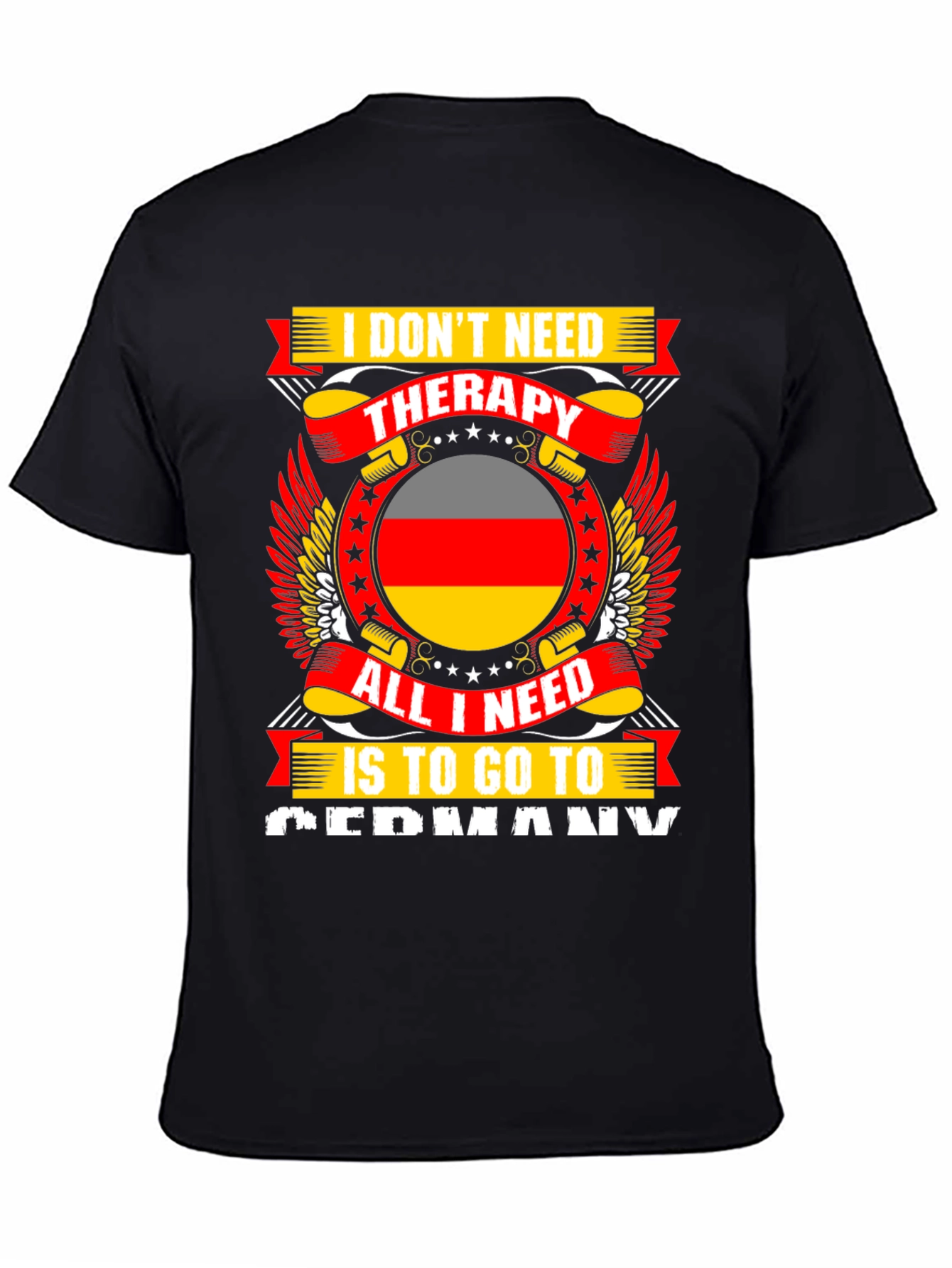 Germany Therapy T-Shirt - German Pride Tee