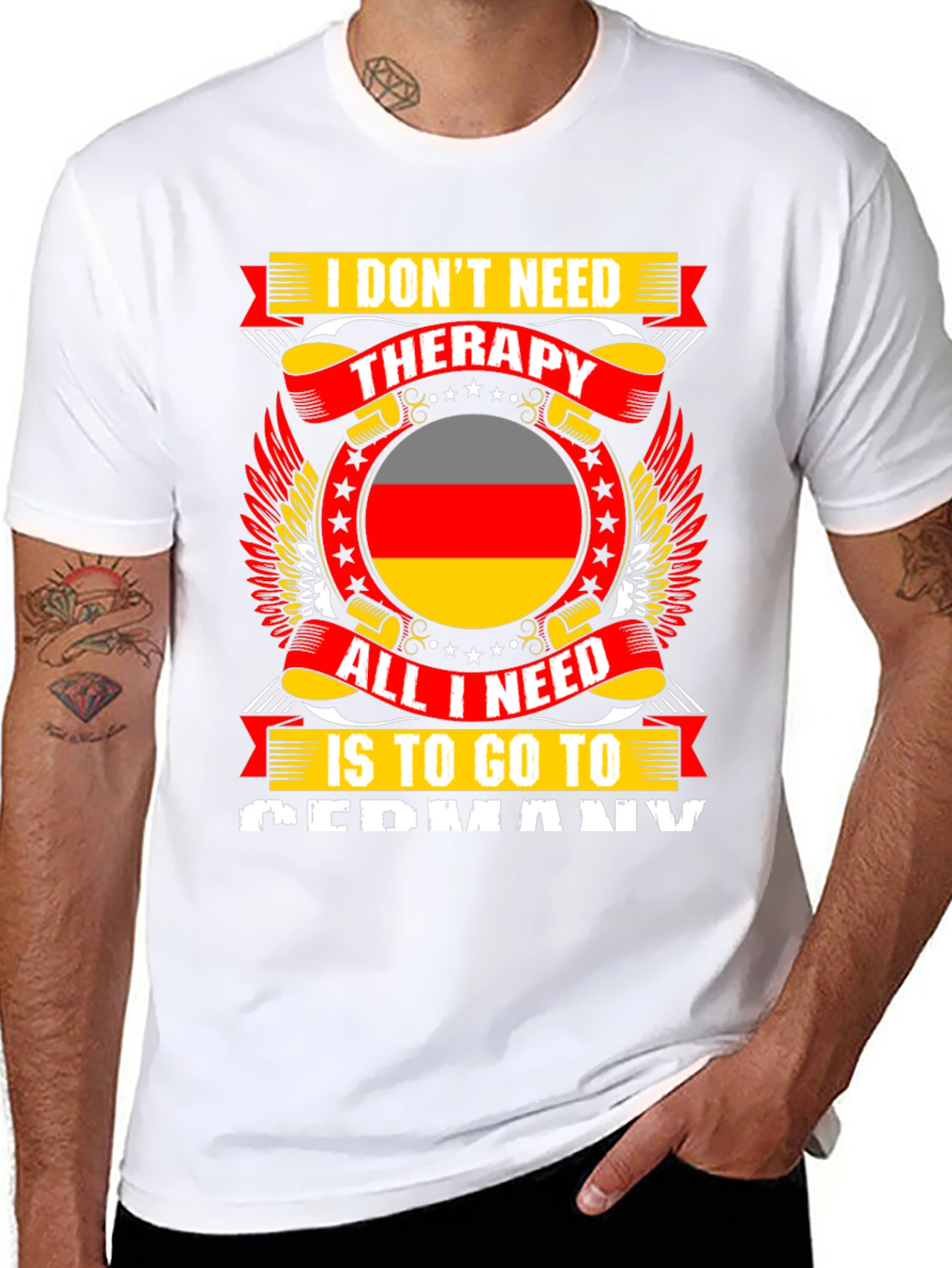 Germany Therapy T-Shirt - German Pride Tee