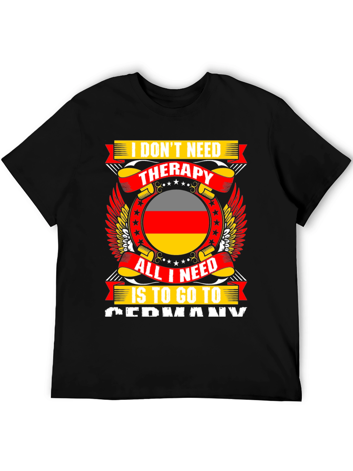Germany Therapy T-Shirt - German Pride Tee