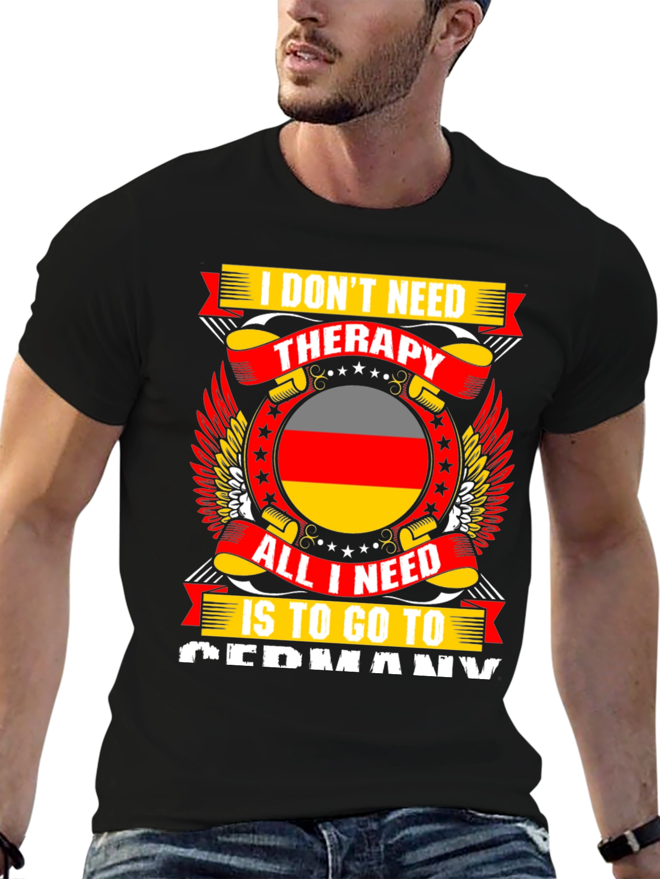 Germany Therapy T-Shirt - German Pride Tee