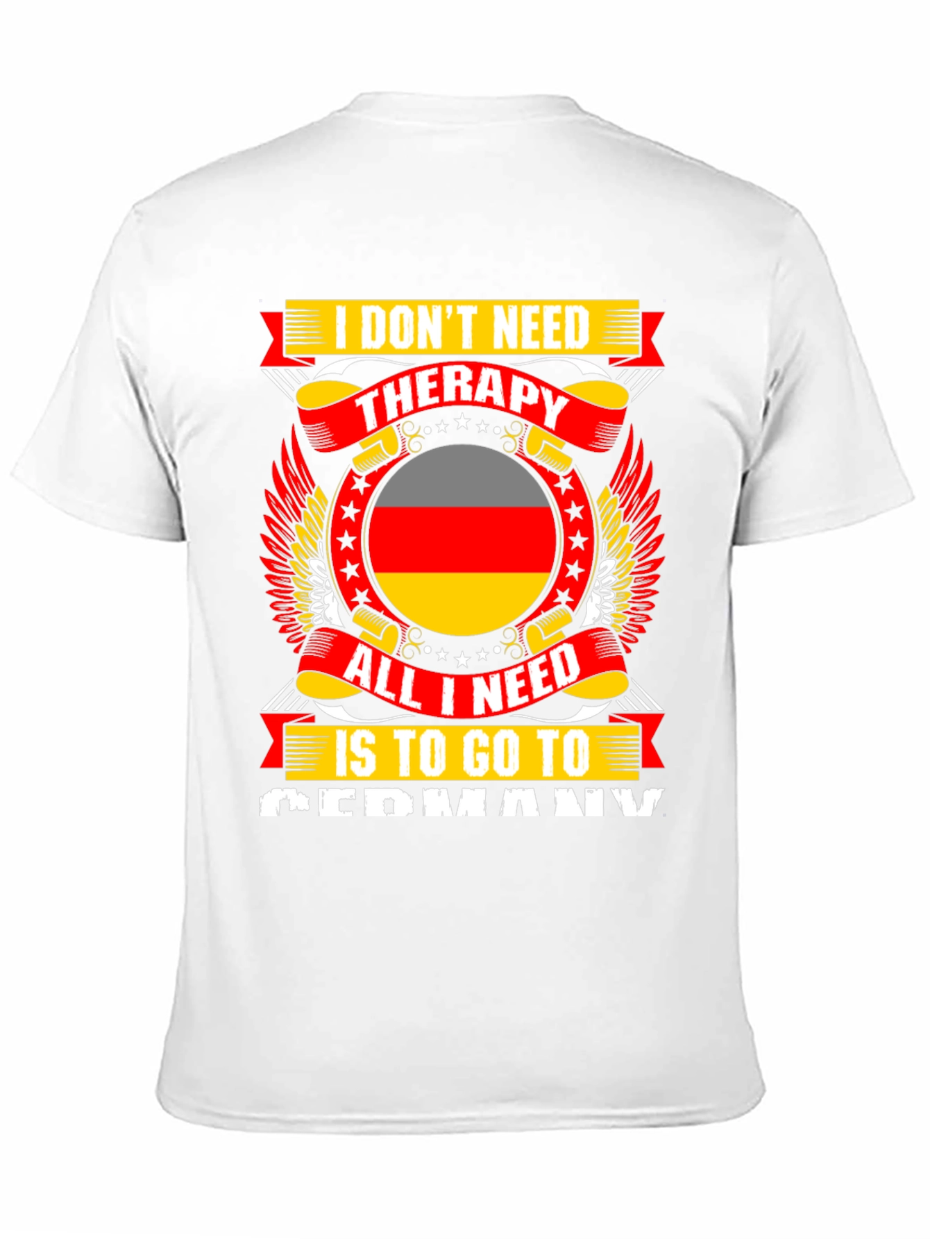 Germany Therapy T-Shirt - German Pride Tee