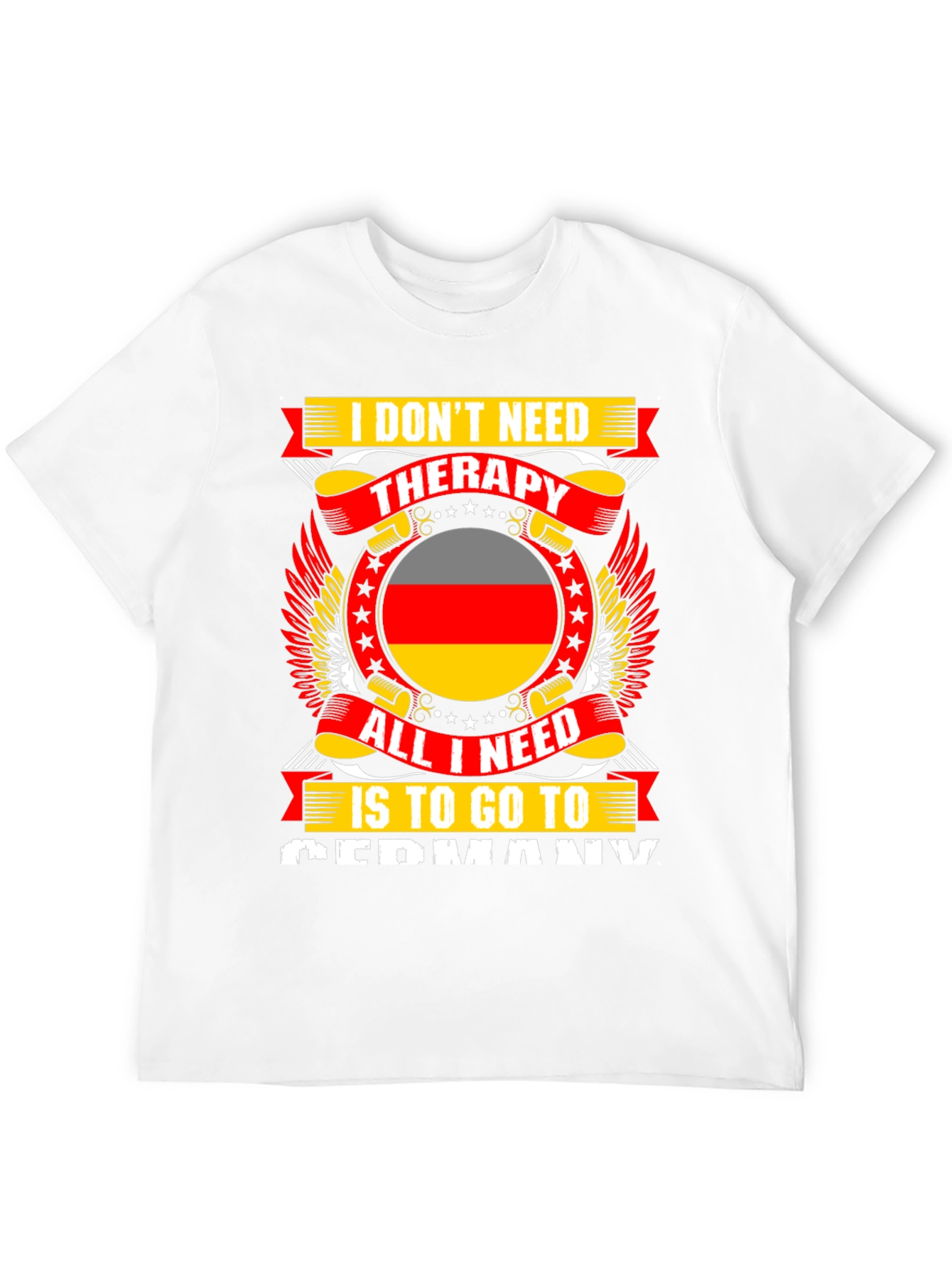 Germany Therapy T-Shirt - German Pride Tee